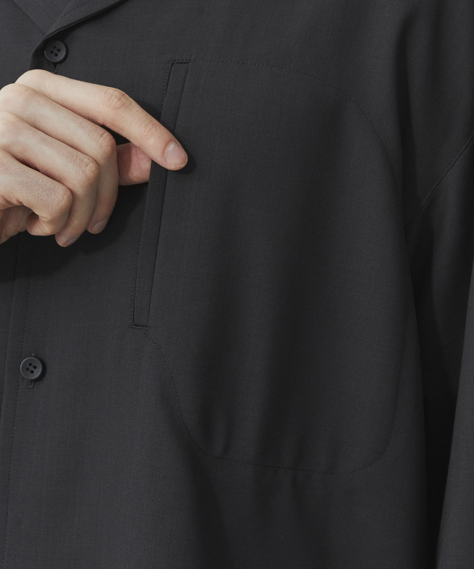 【WEB限定】ファインウールシャツセットアップ