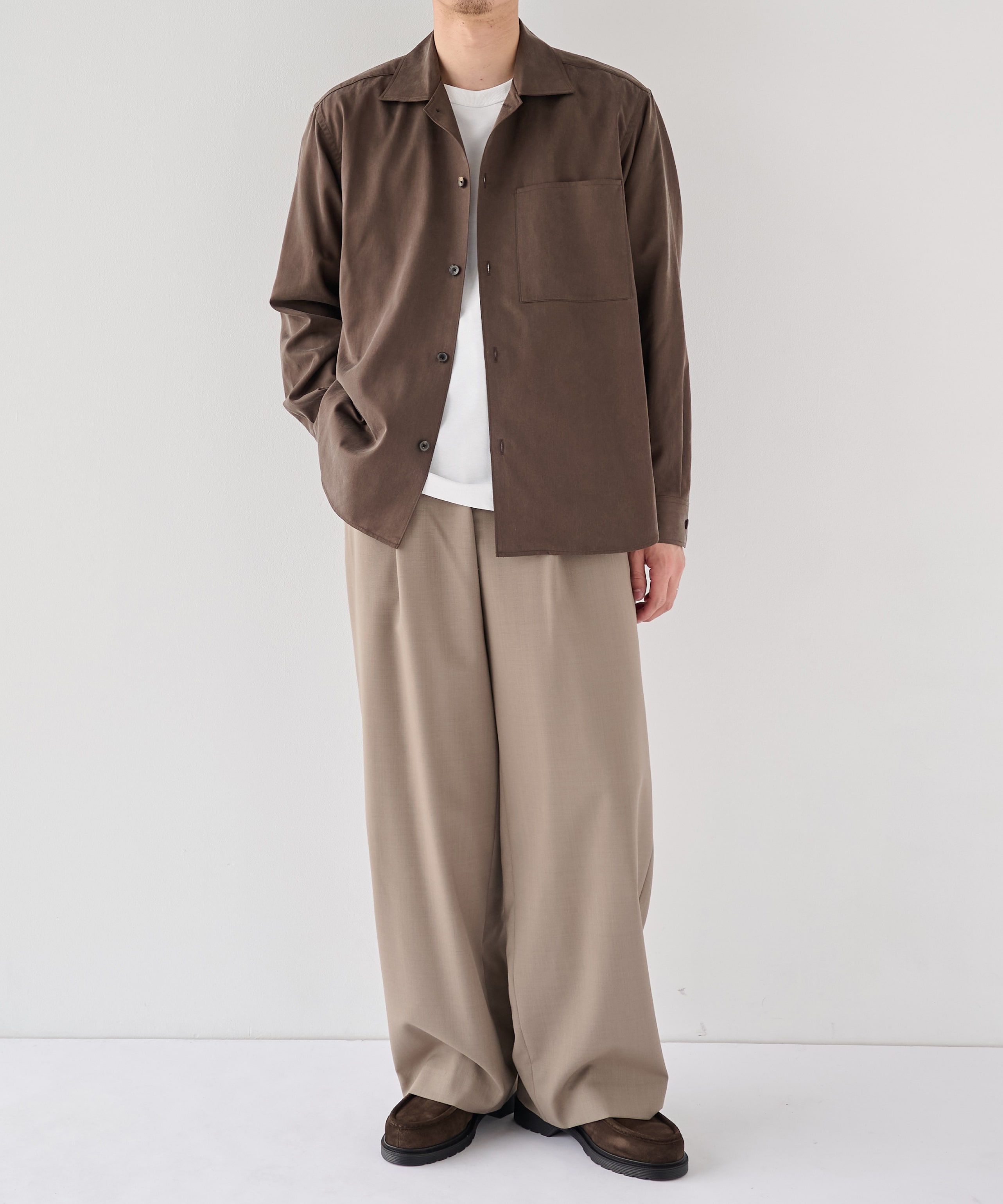 ヴィンテージフィブリルシャツブルゾン