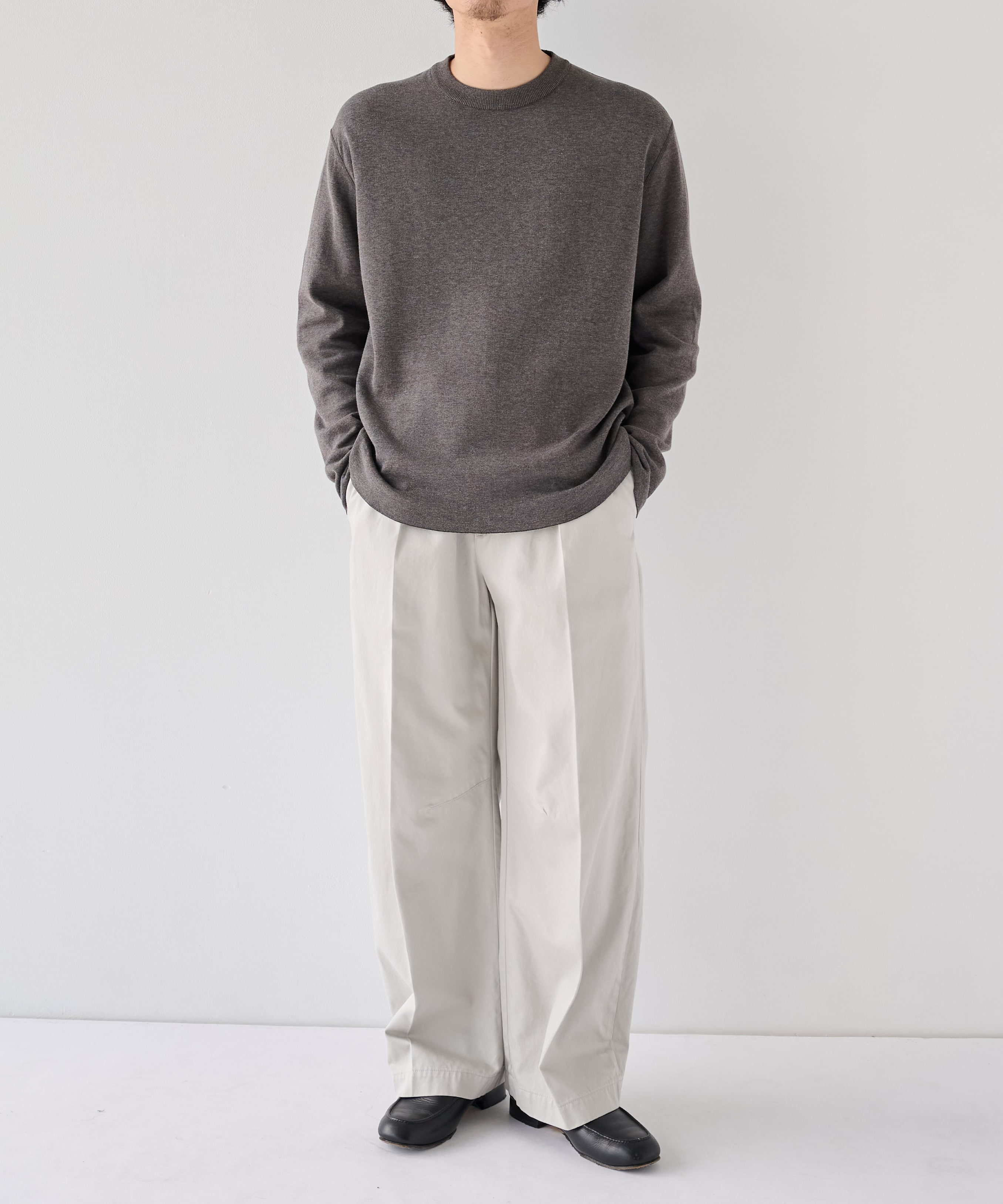 【WEB | 一部店舗限定】リバーシブルクルーネックニット