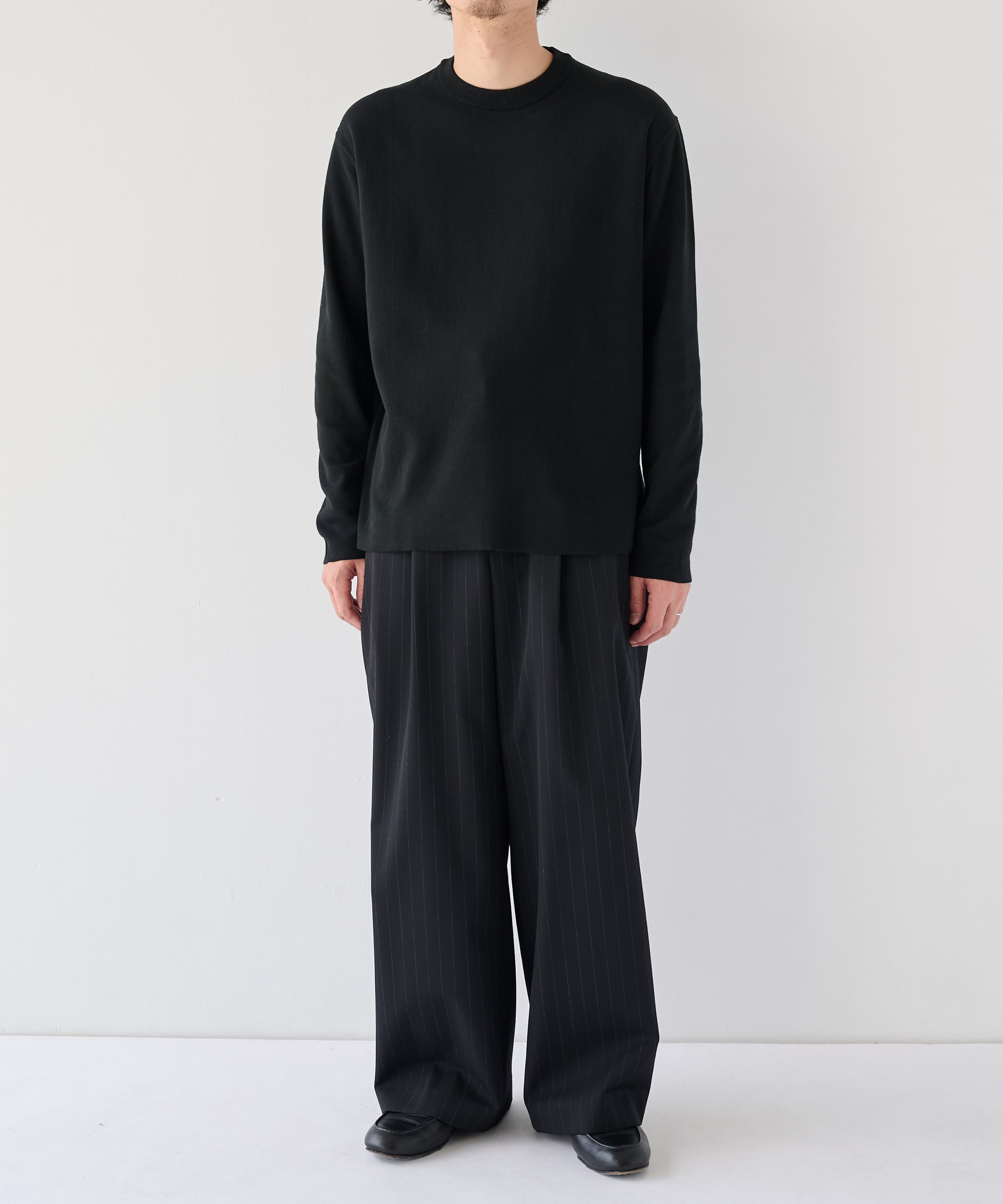 【WEB | 一部店舗限定】リバーシブルクルーネックニット