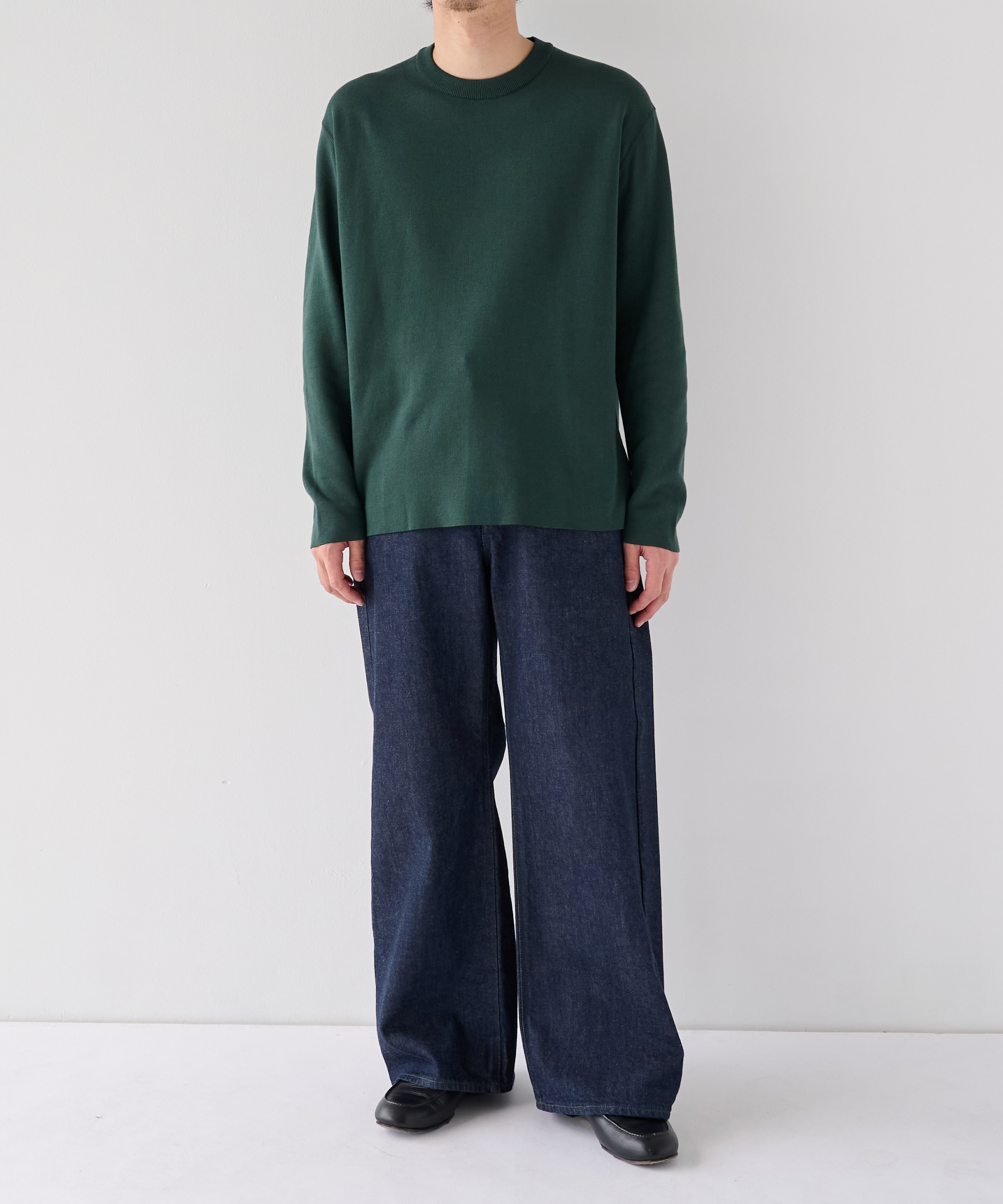 【WEB | 一部店舗限定】リバーシブルクルーネックニット