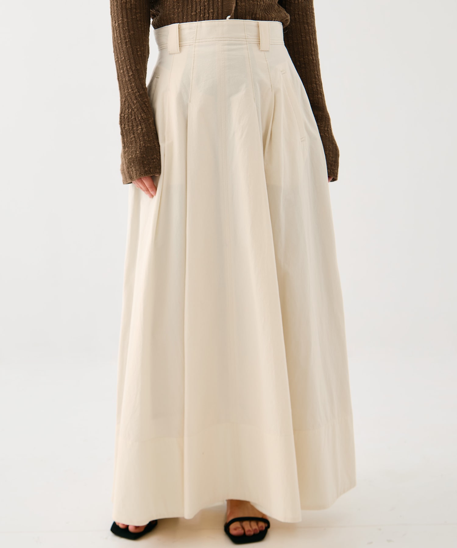 タイプライターリッチフレアスカート