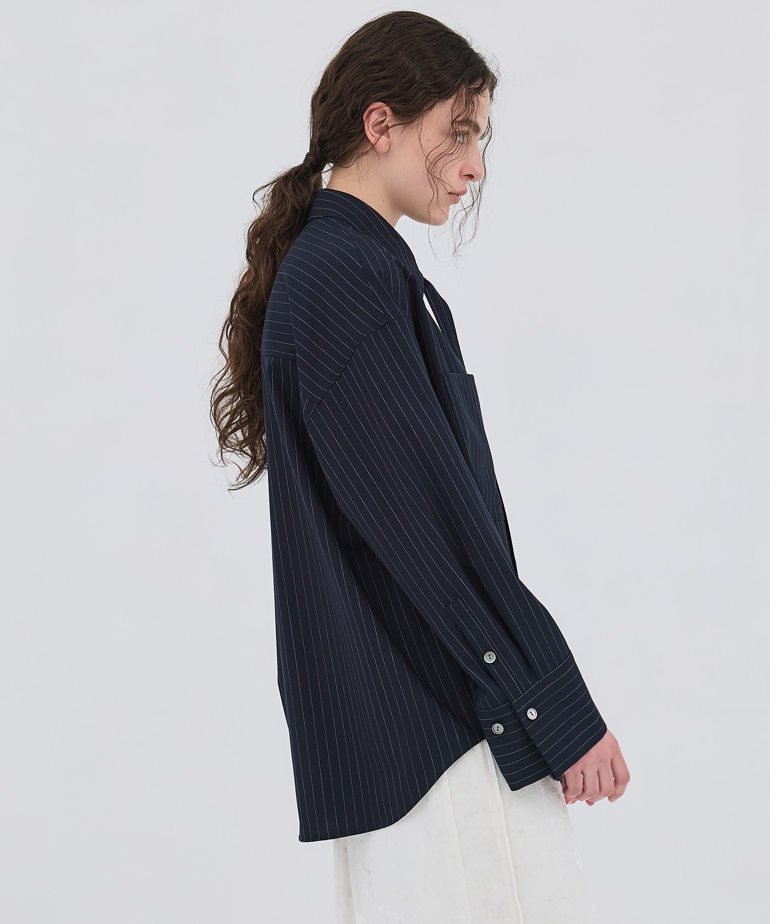 ワイドカフスボウタイシャツ