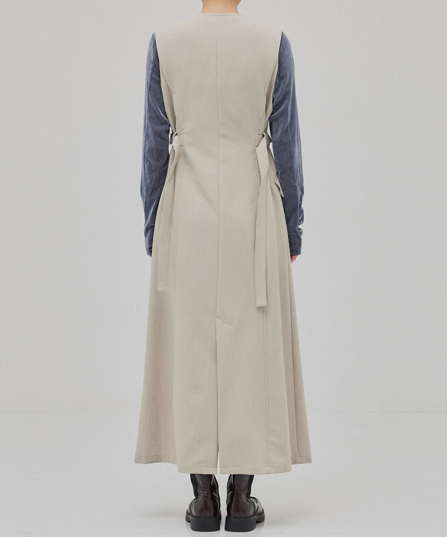 ベルテッドジレワンピ