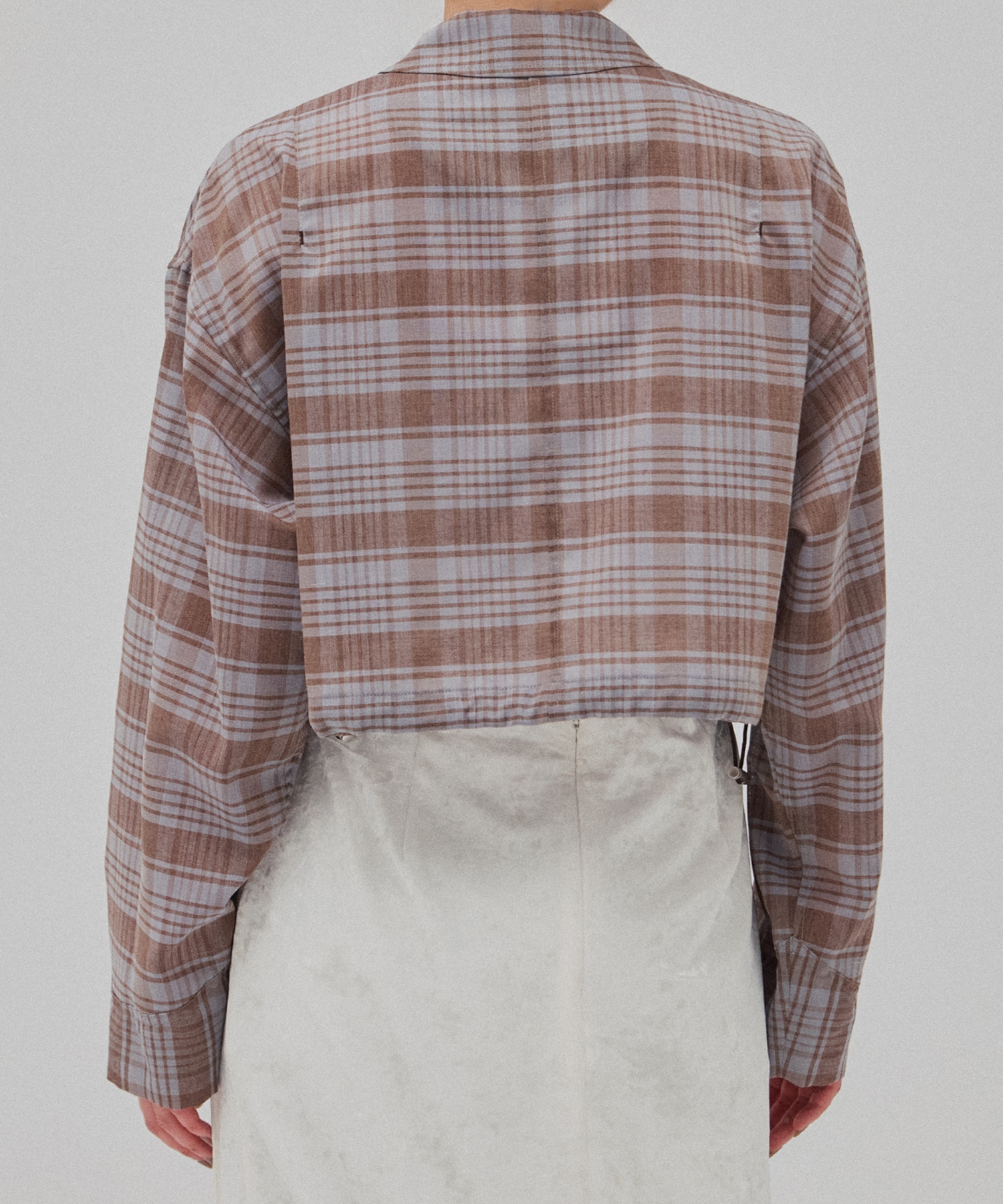 リネンブレンドライトブルゾン