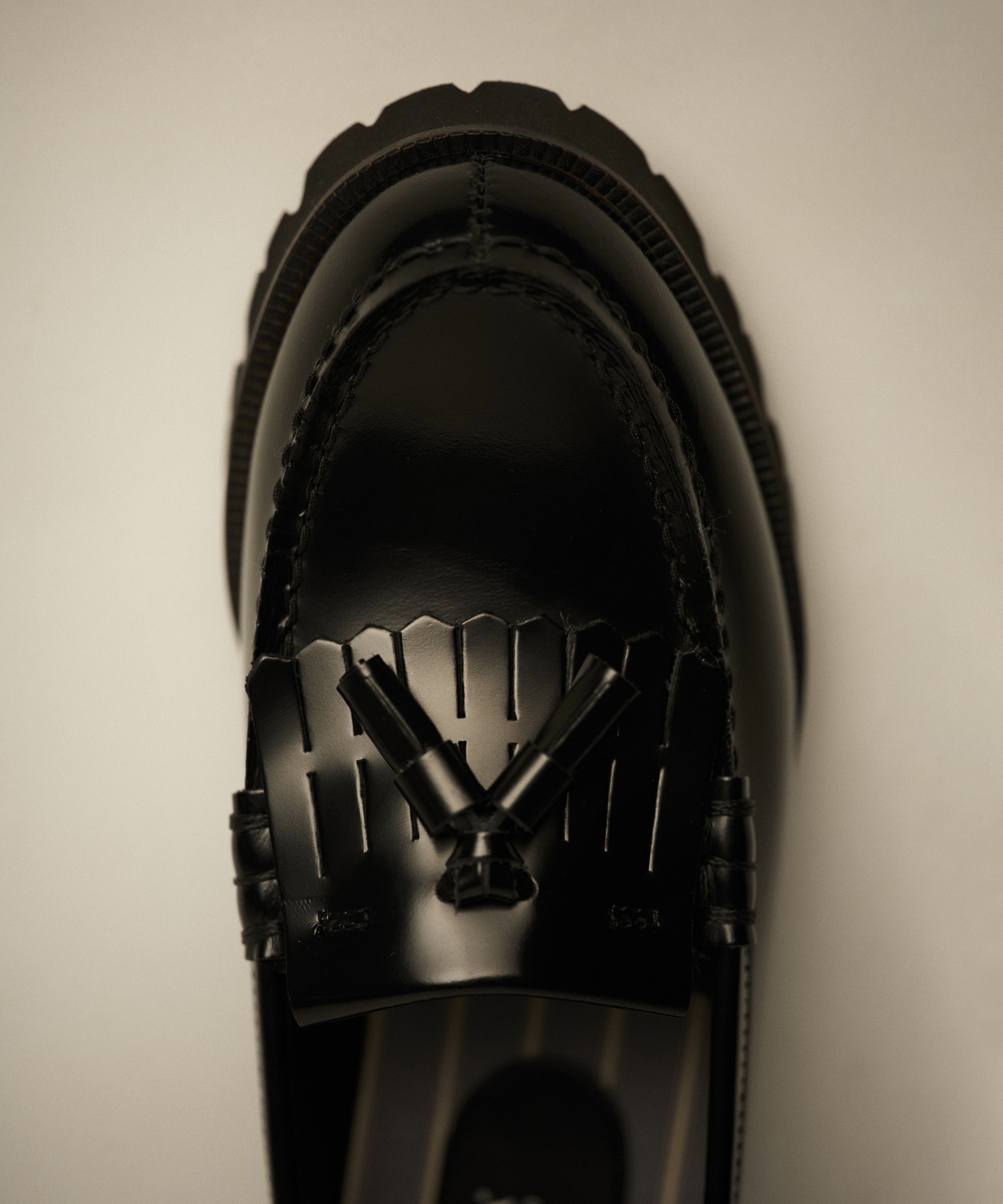 ×HARUTAタッセルローファー