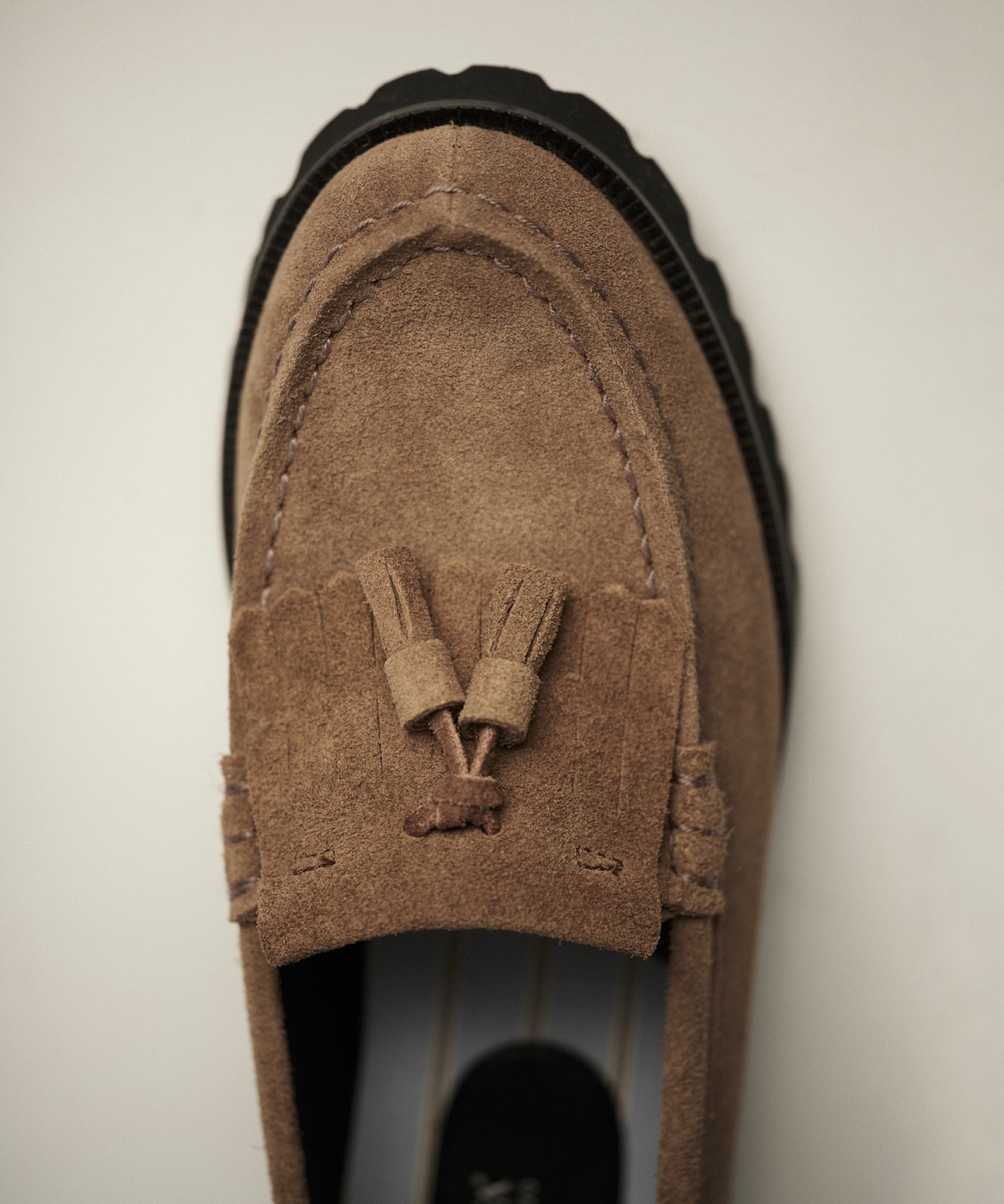 ×HARUTAタッセルローファー