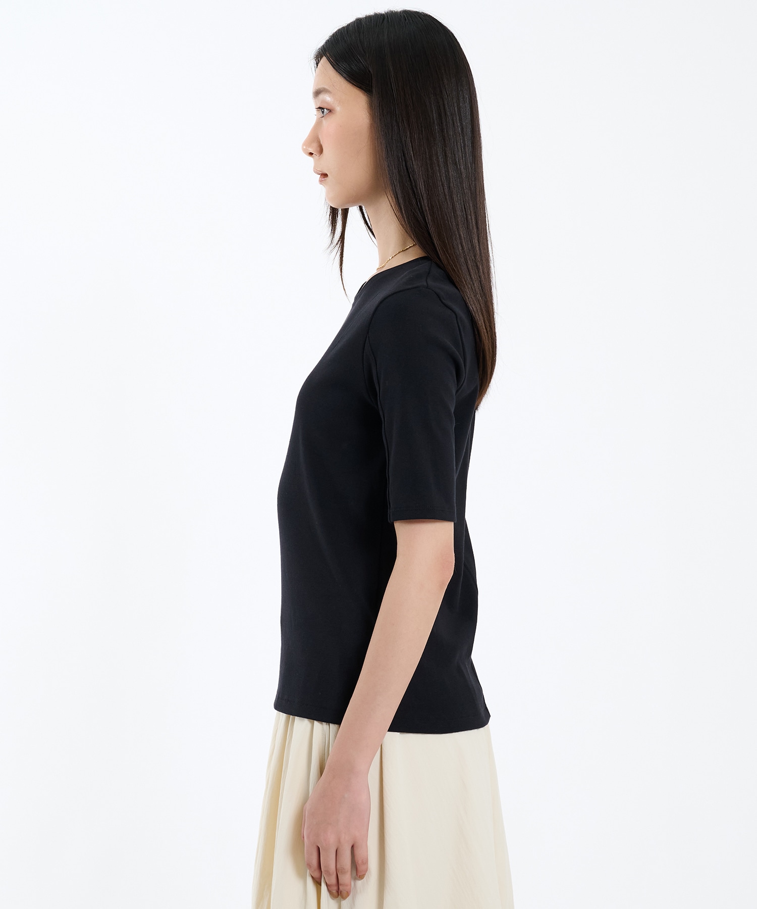 リラックススリムフライスTEE