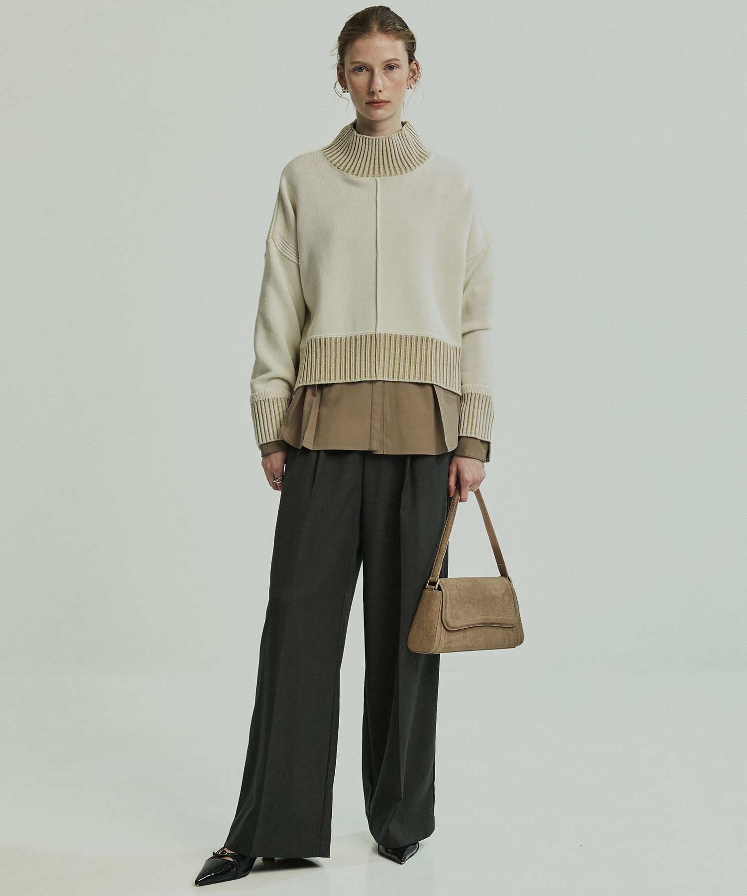 エコスウェードフラップBAG