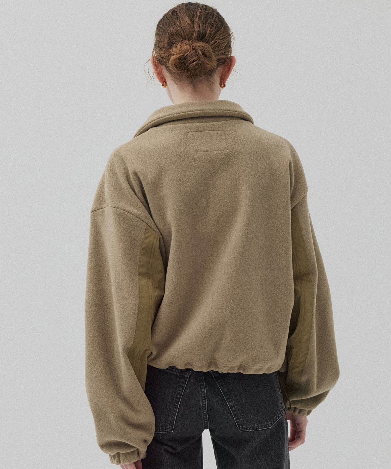 コンビハーフジッププルオーバー