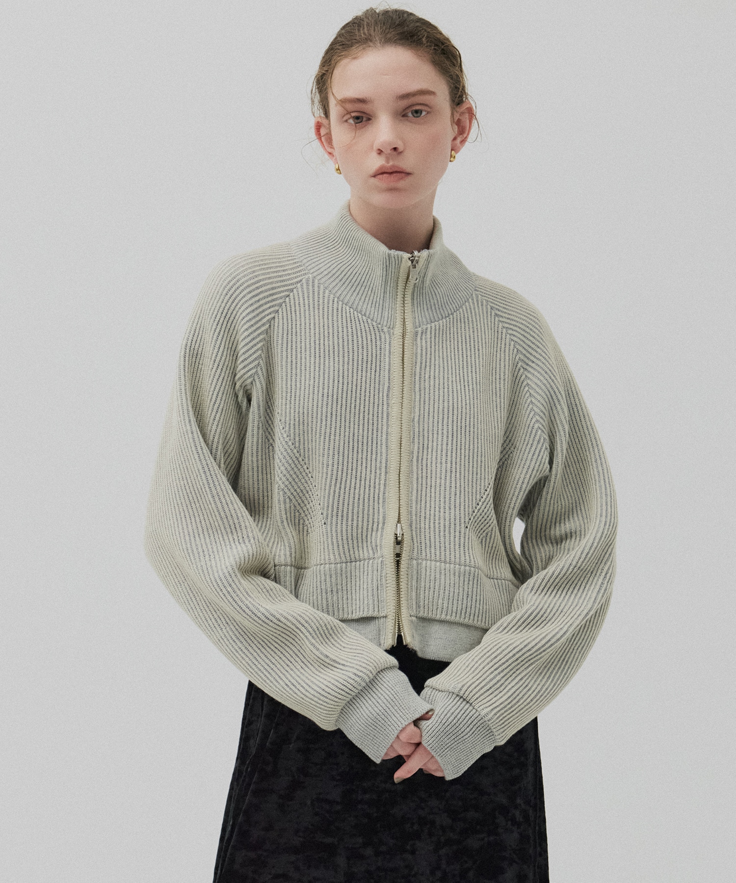 ダブルリブリバードライバーズニット