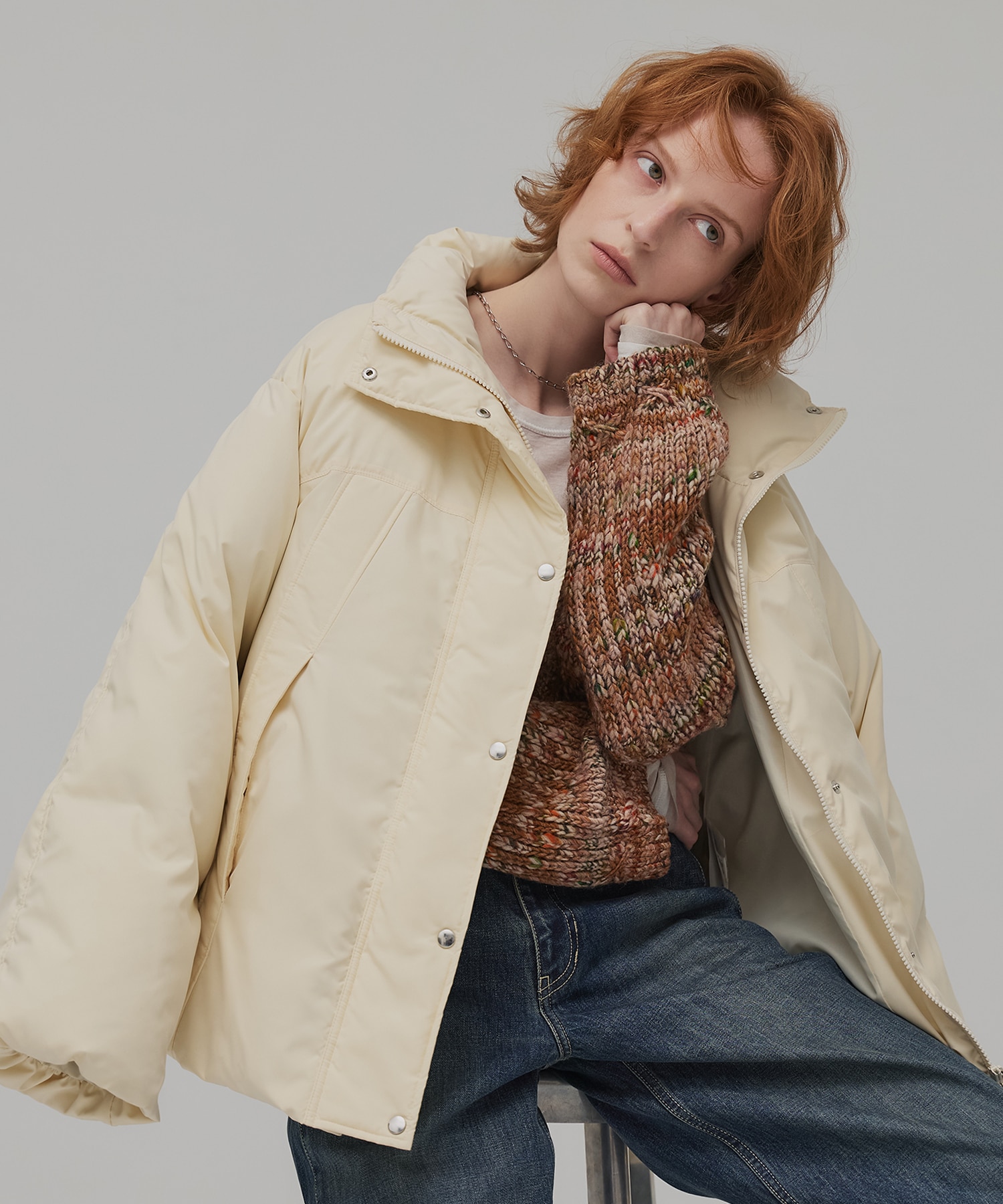 スタンドモンスターダウンコート