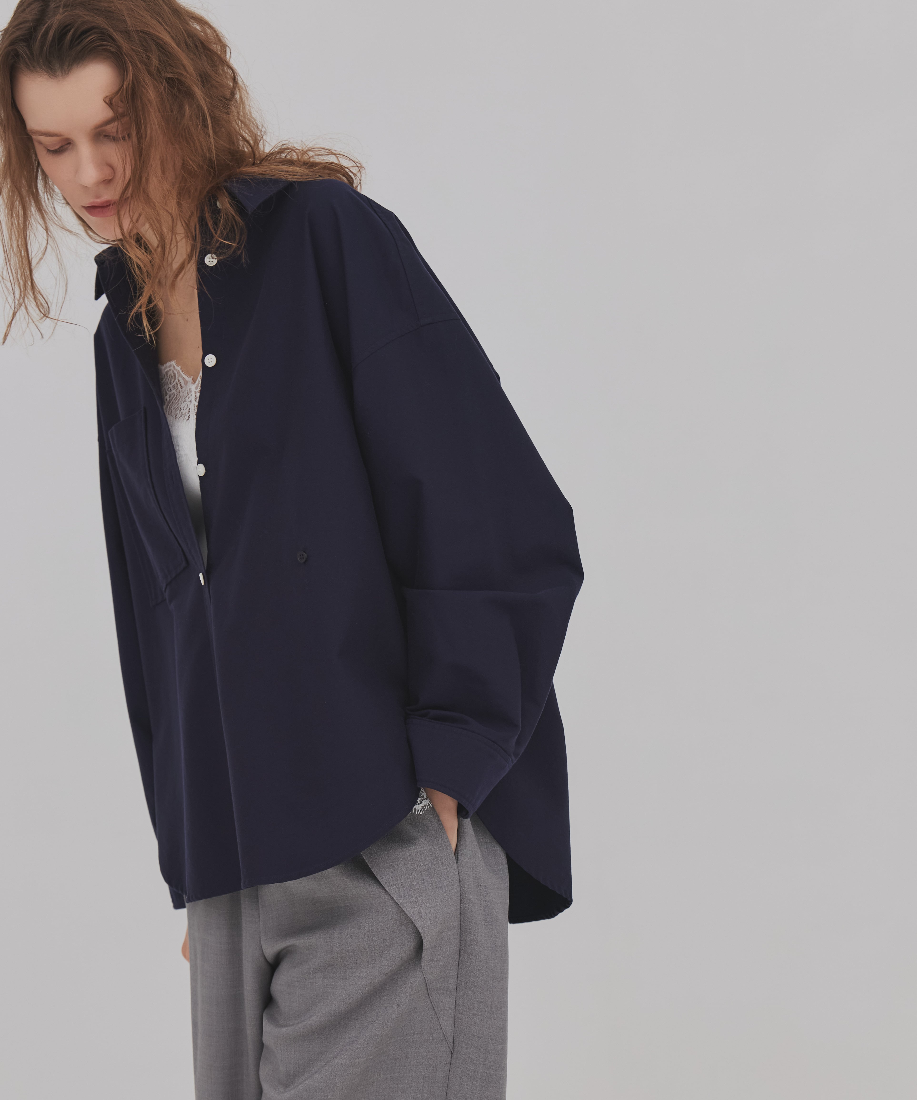 【再入荷】ウォッシュドオックスシャツ