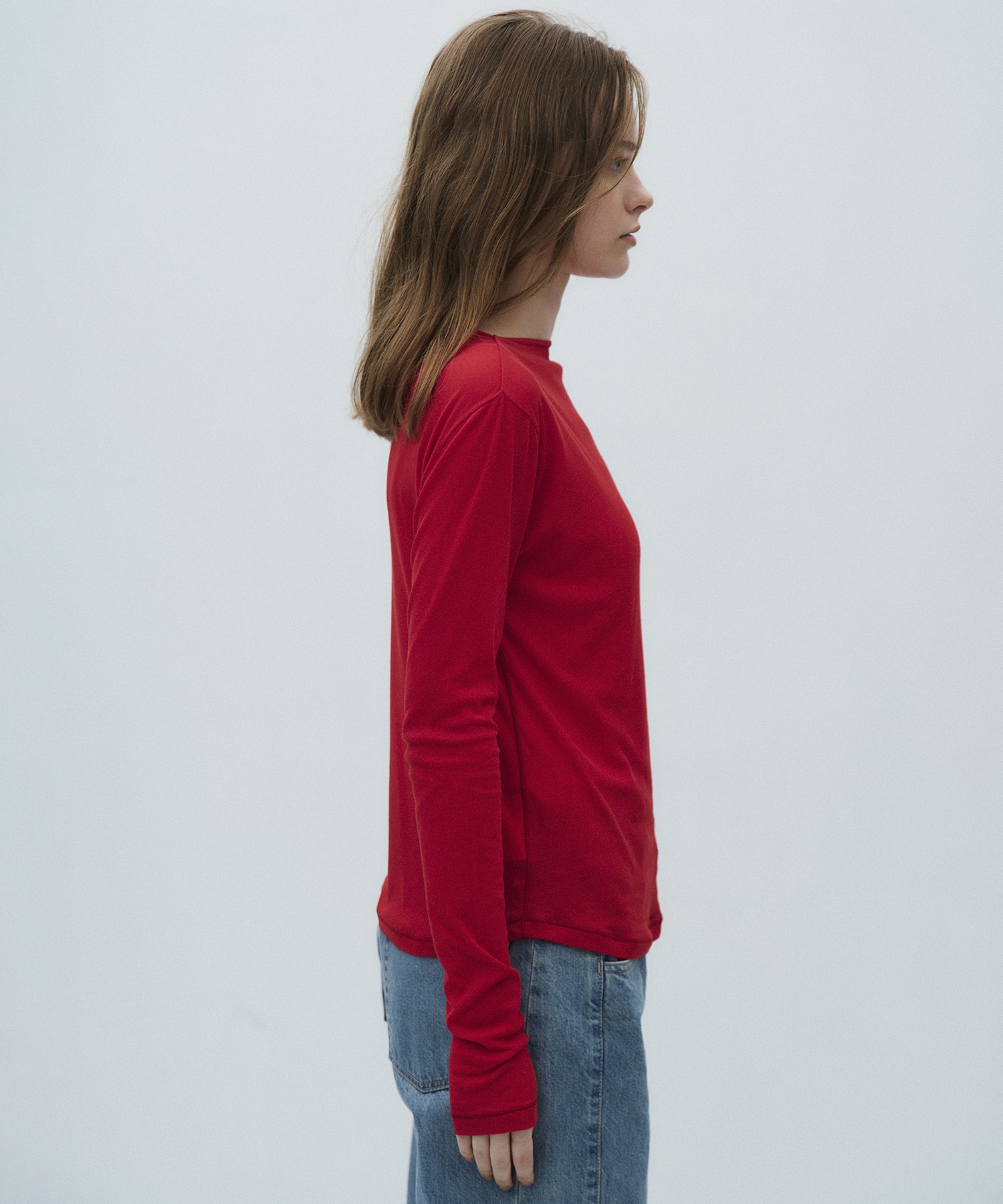 ミニマルコットンシアーTOP