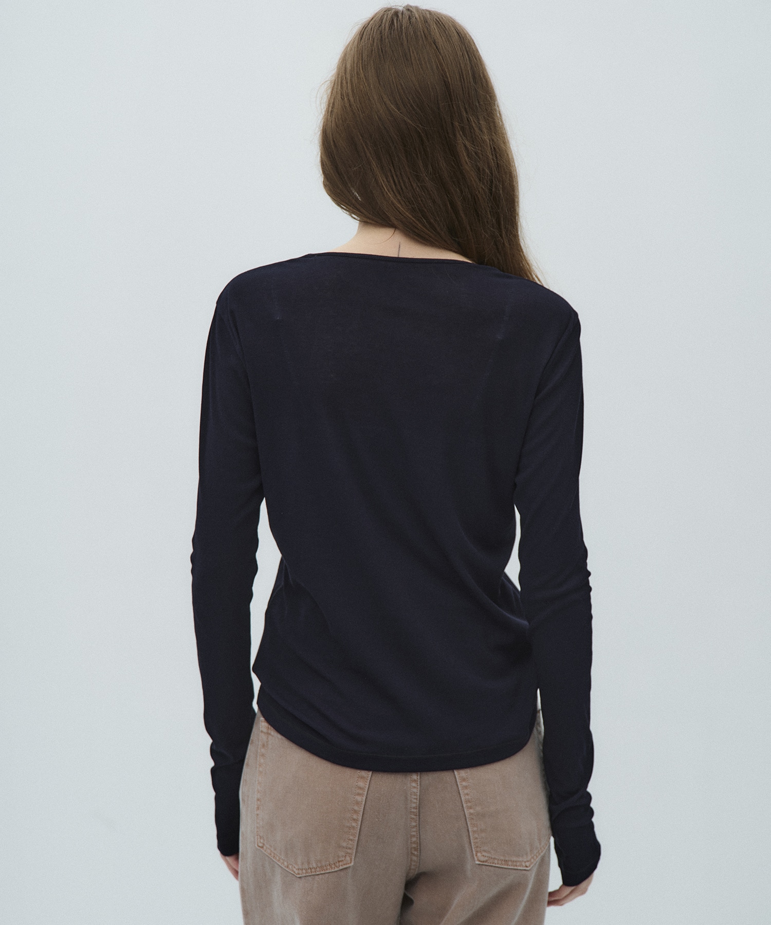 ミニマルコットンシアーTOP