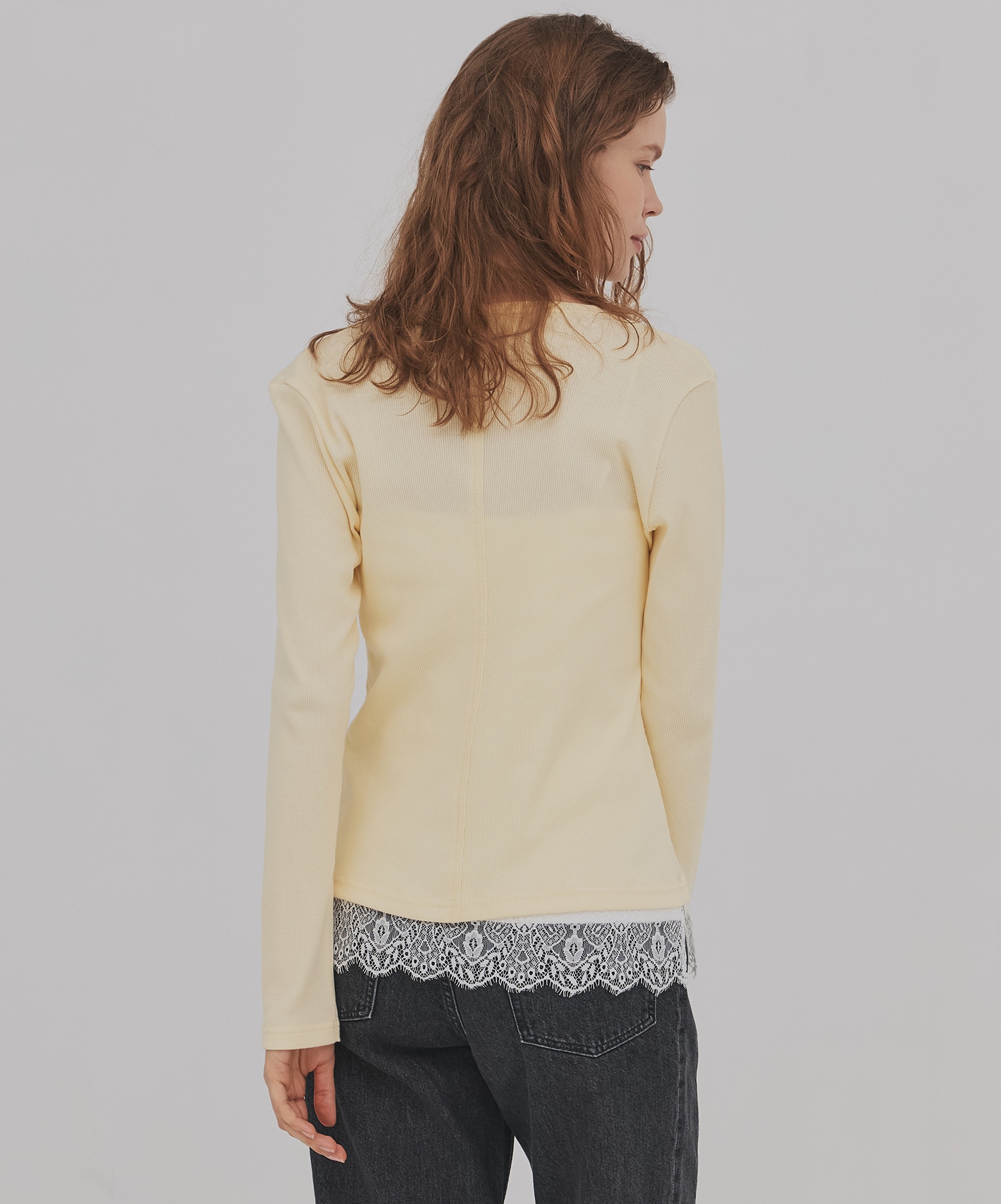 リングドットVネックトップス