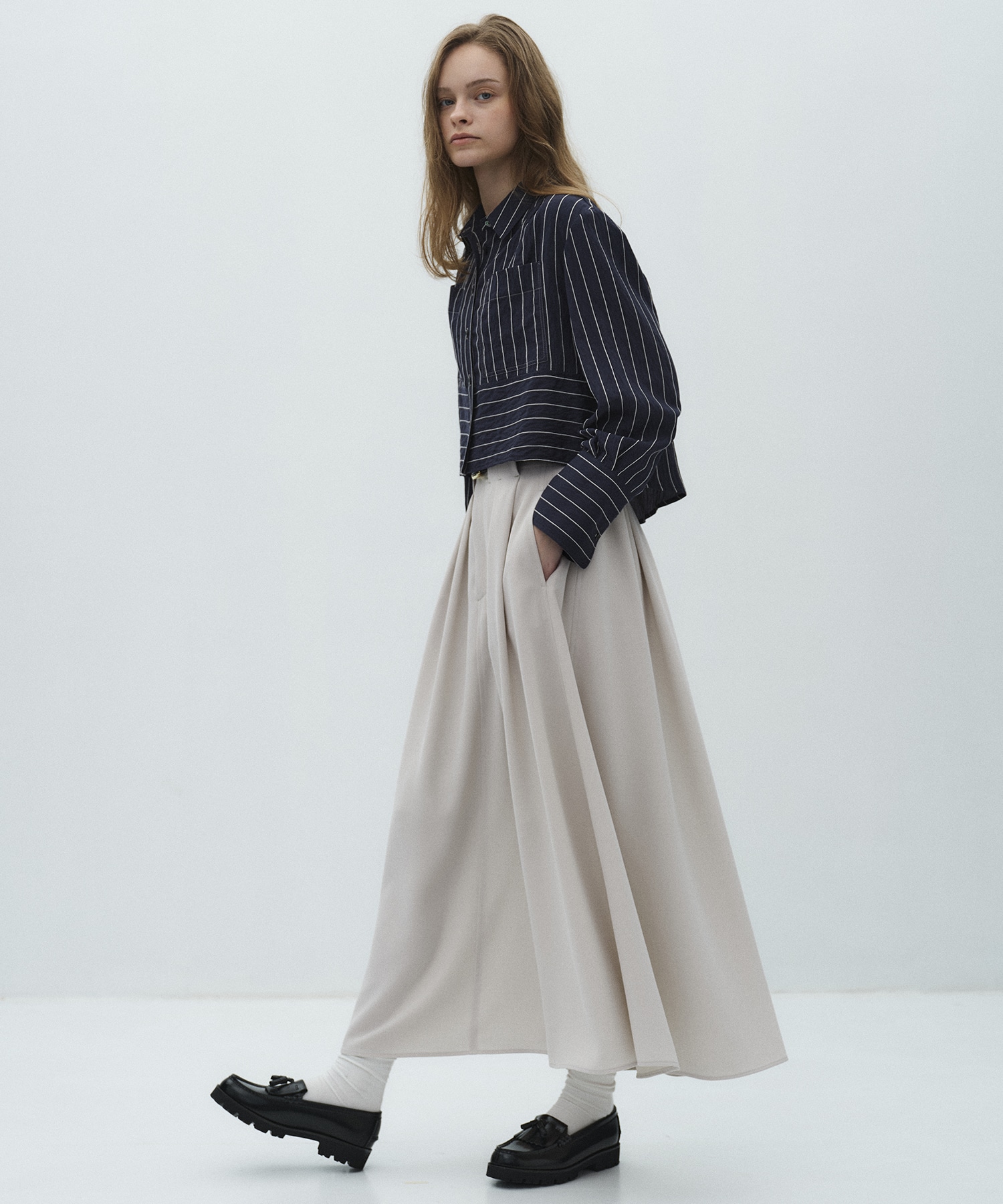 タックフレアスカート