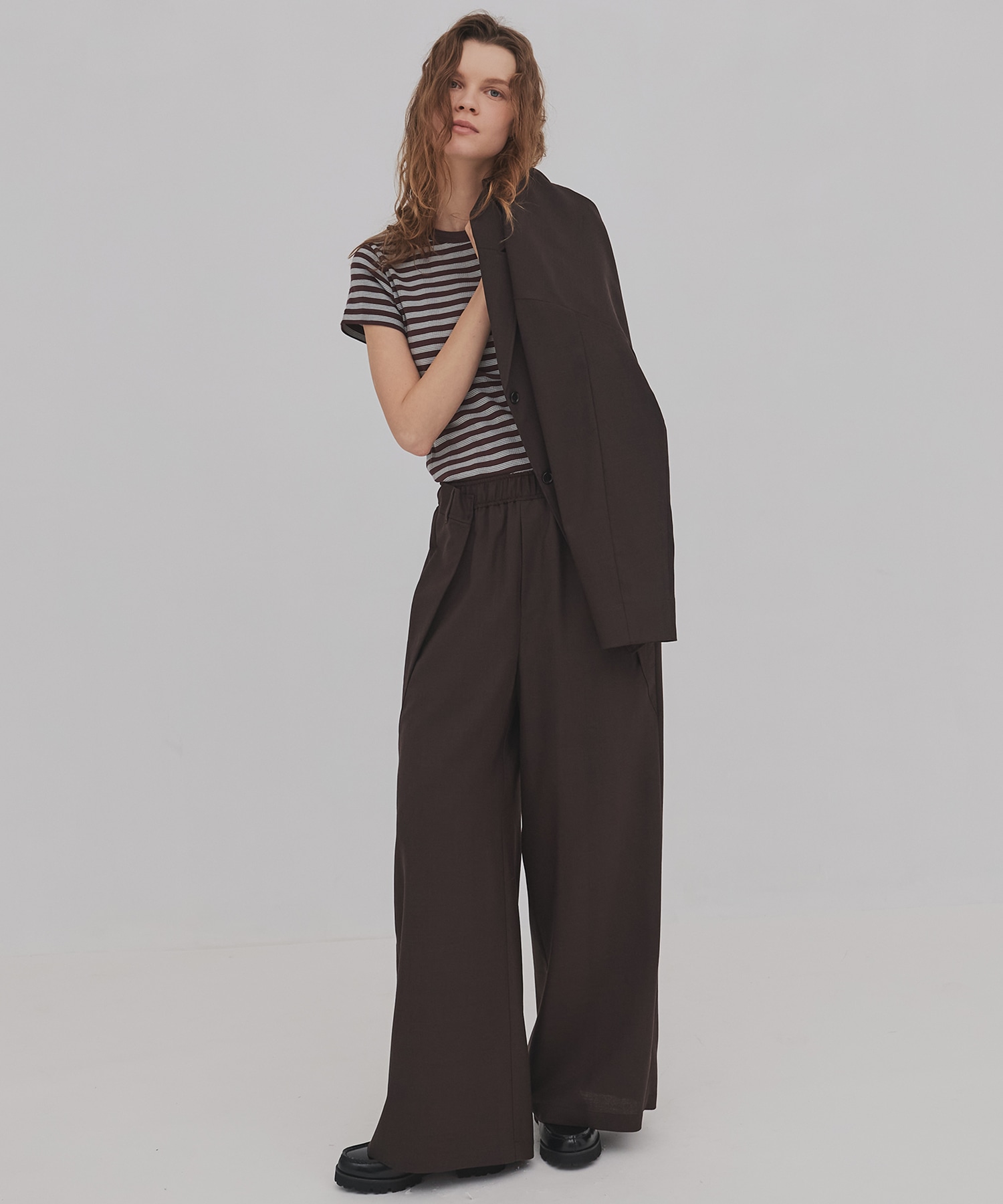 ウールジョーゼットジャケット