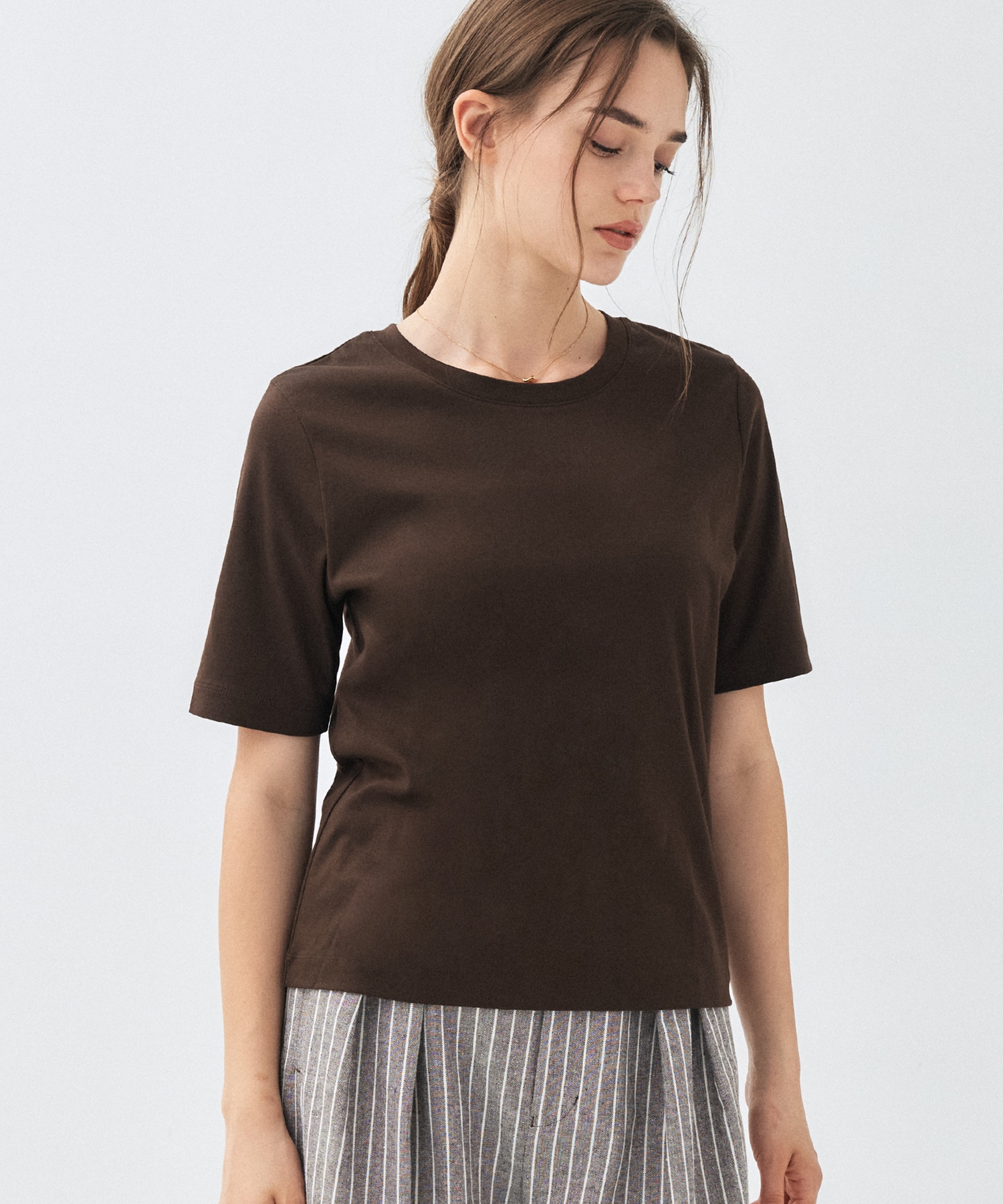 コットンスムースTEE(FREE BROWN): : ウィメンズ｜PUBLIC TOKYO ONLINE