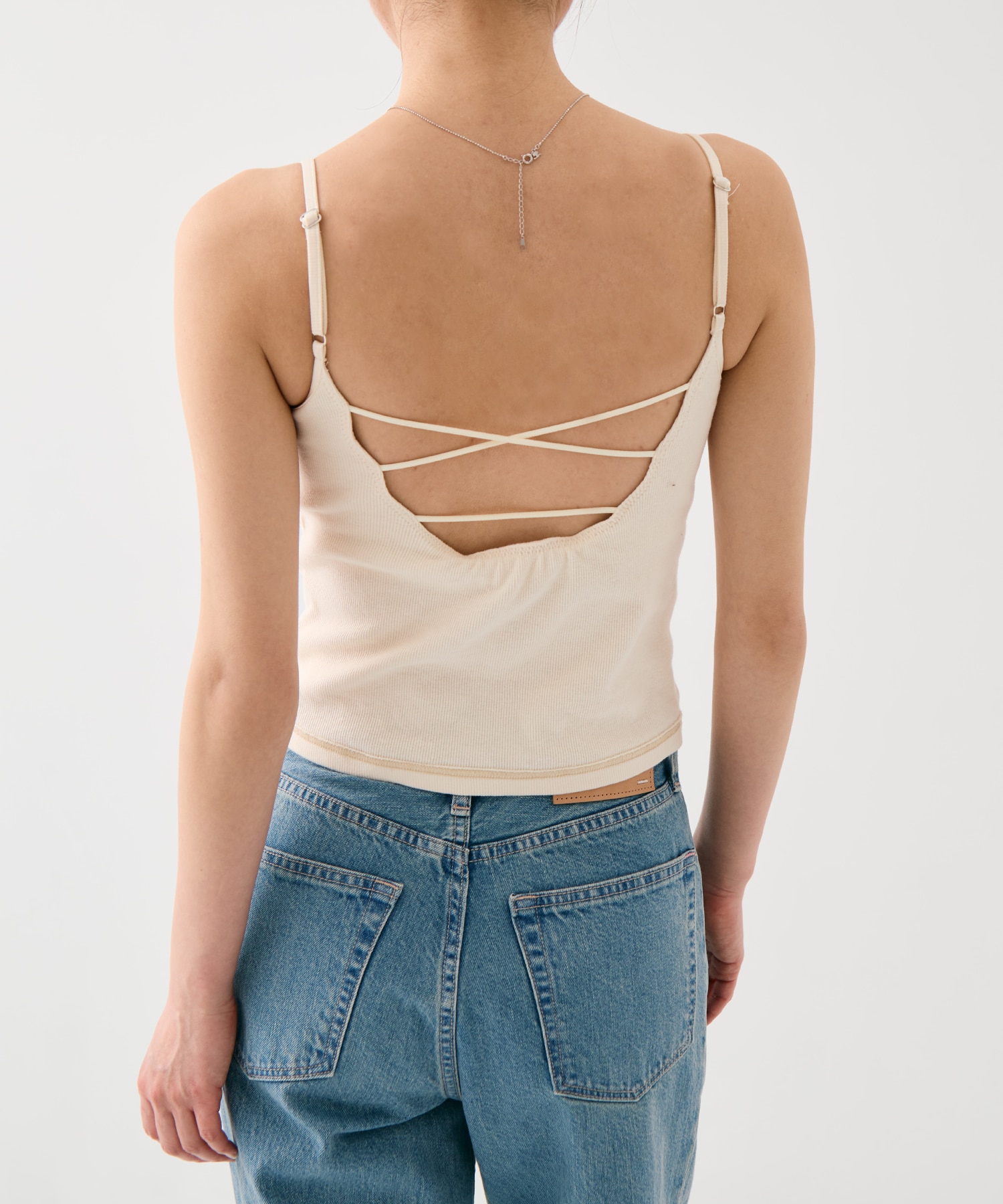 コットンリブカップインキャミ