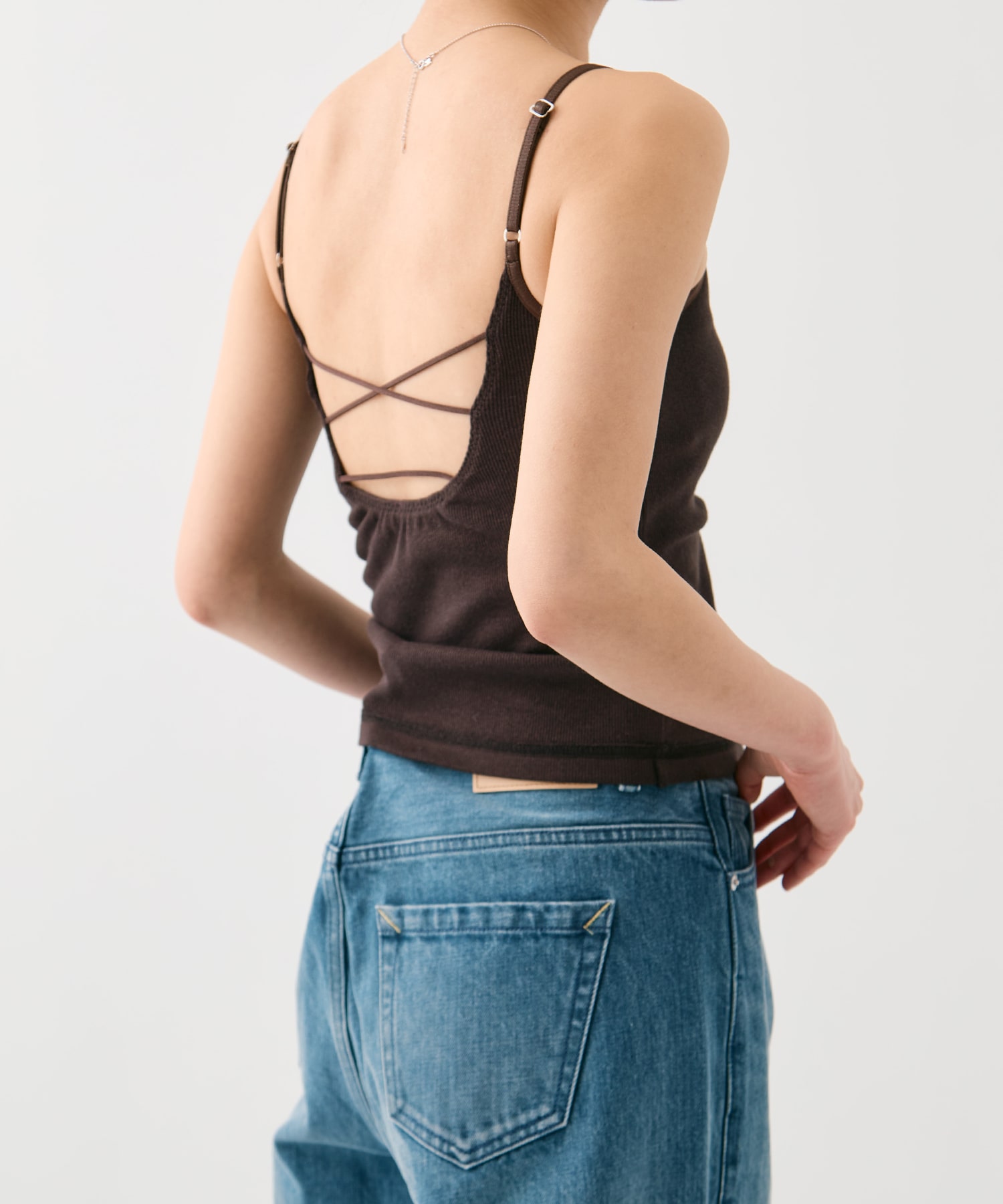 コットンリブカップインキャミ