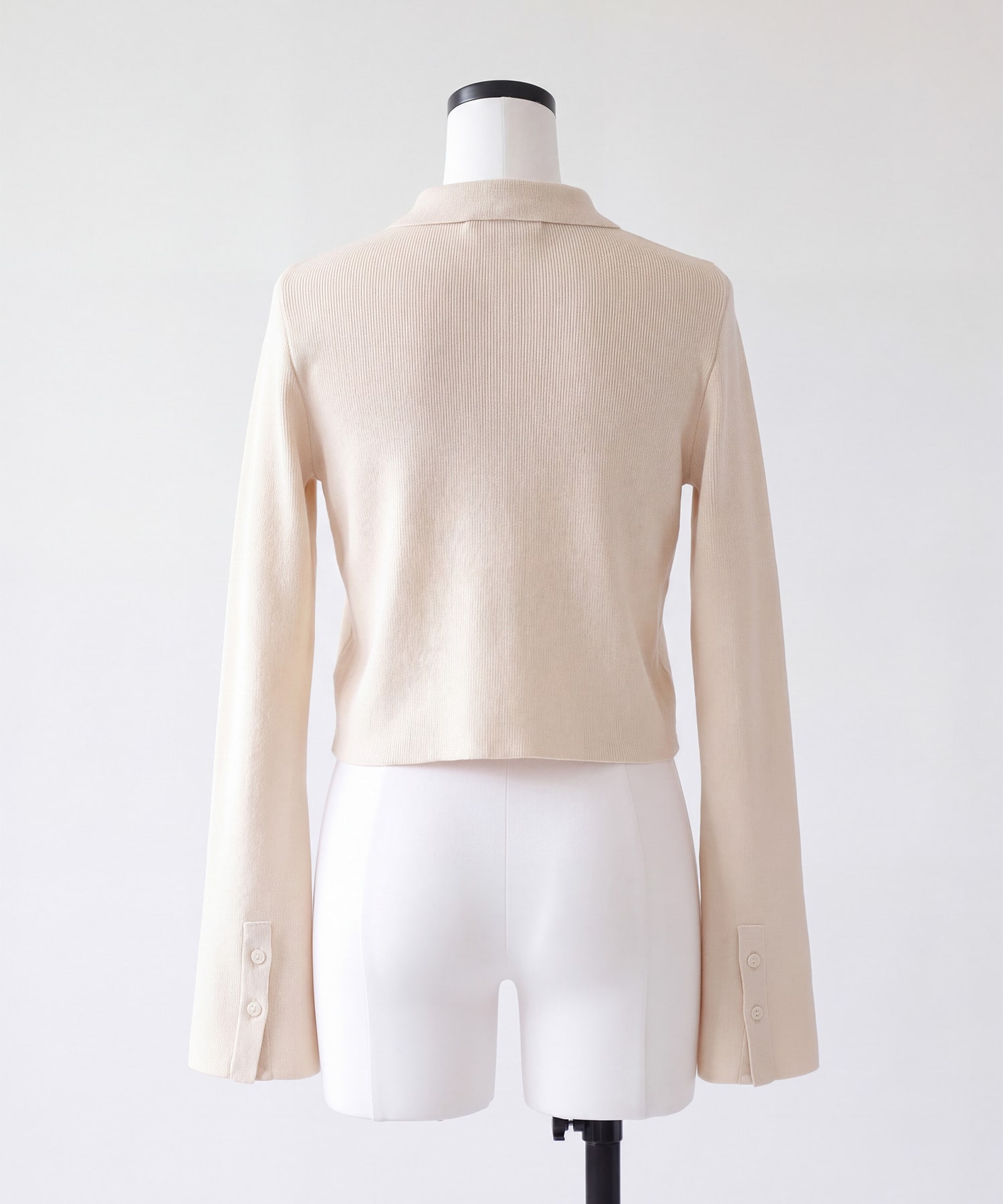 【WEB先行発売】コットンカシミヤフレアポロ