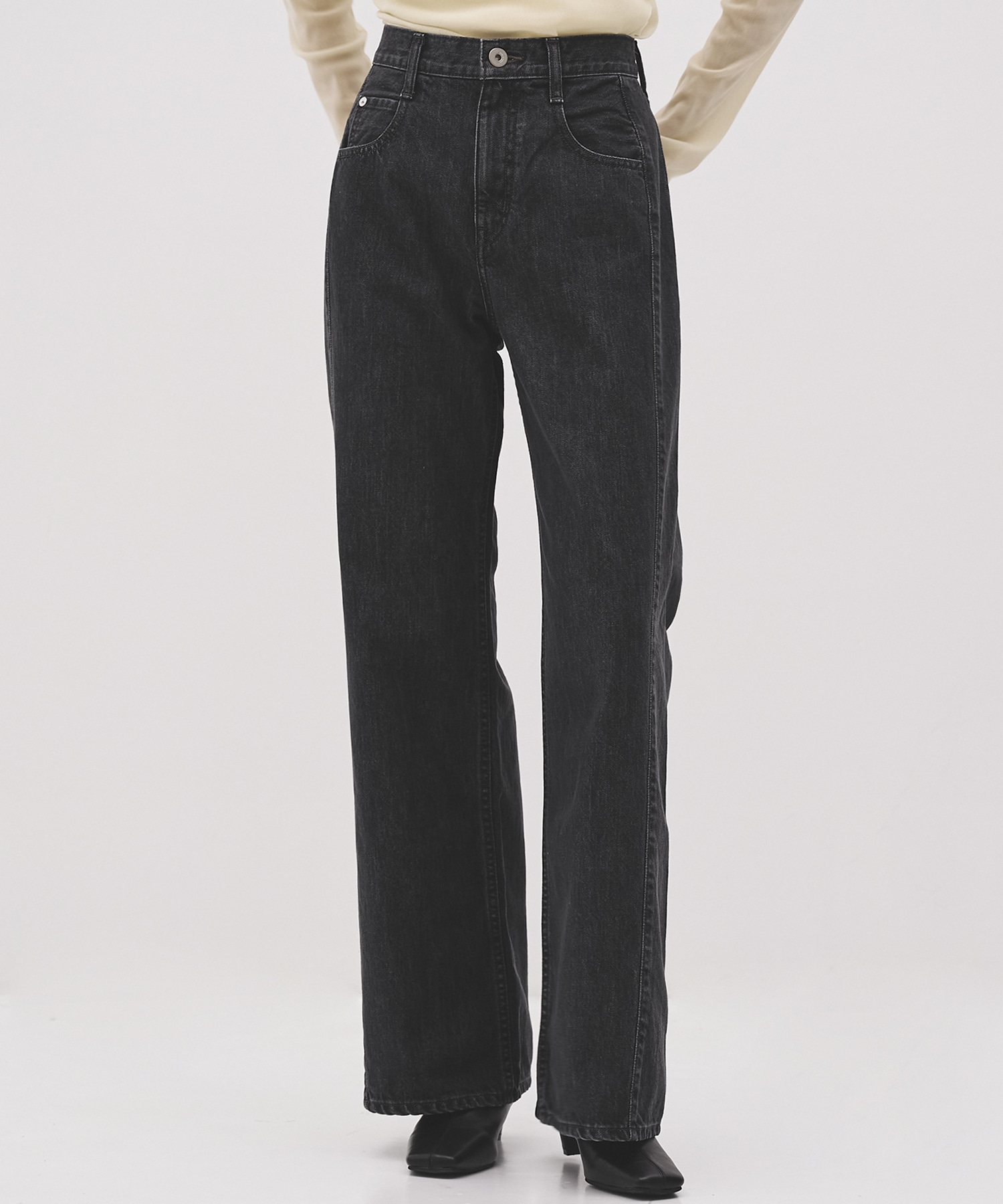 【RENEWAL】PUBLICDENIM BLACKRELAX