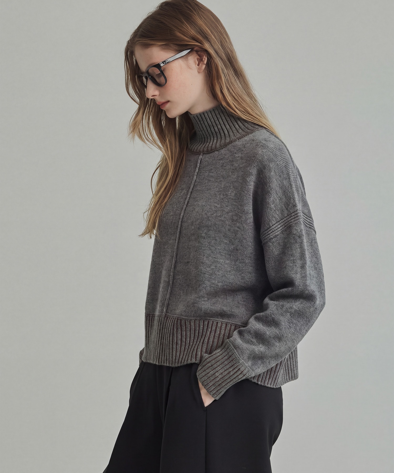 【WEB先行発売】エアウールショートニット