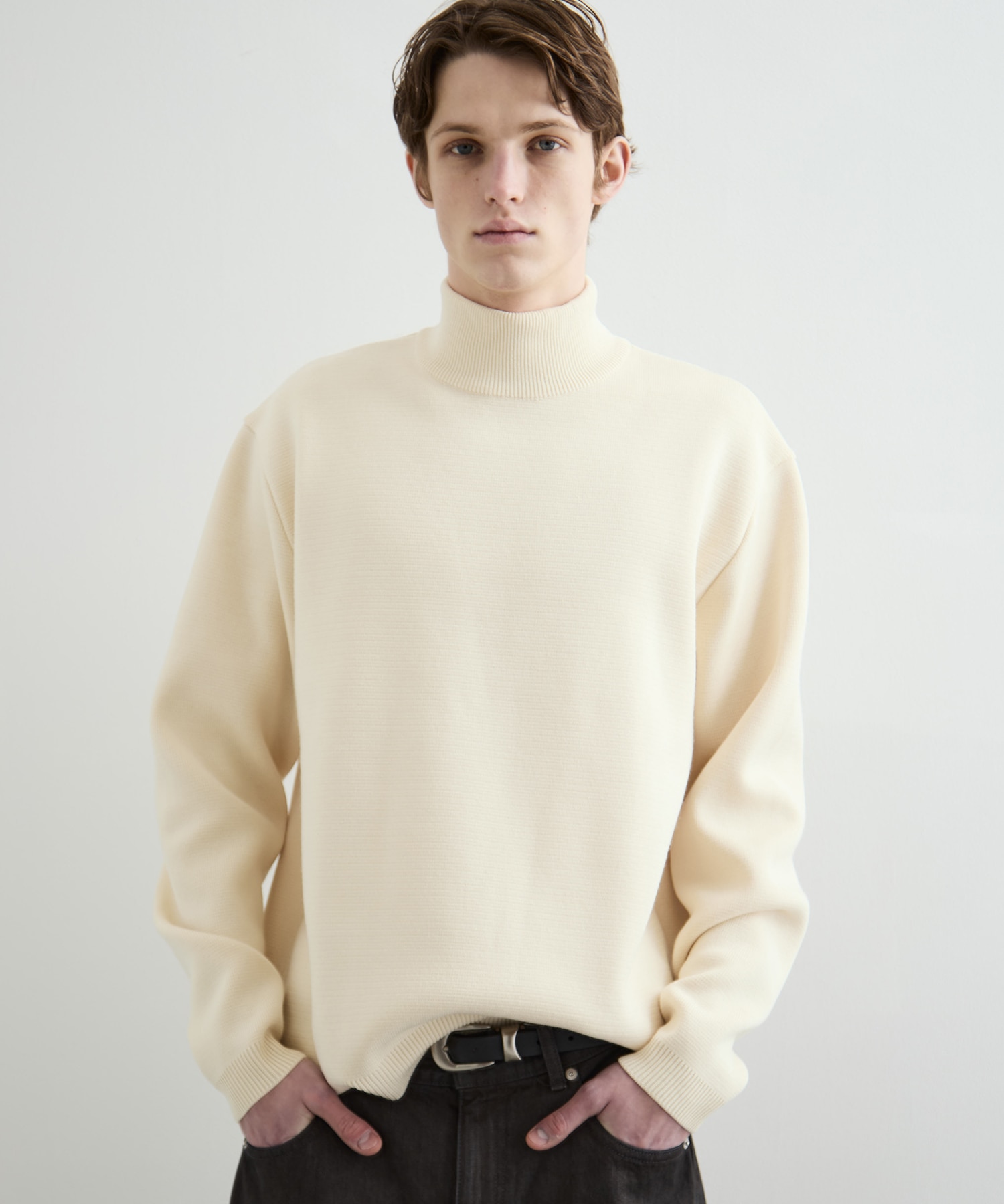 バウンドウールミラノリブハイネック