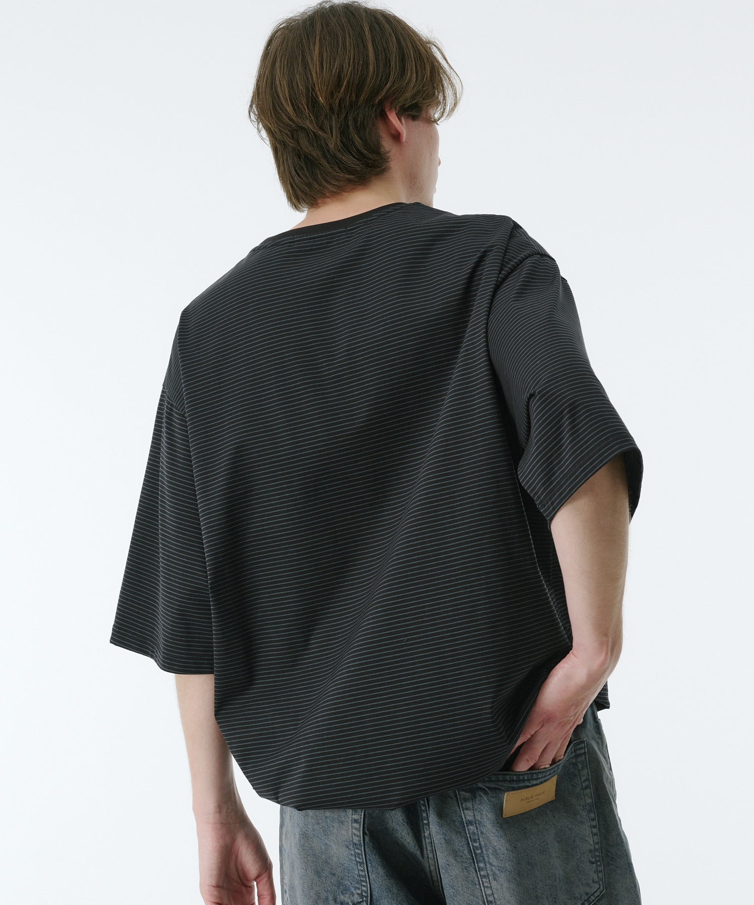 ビューティーコットンコードボーダーTEE