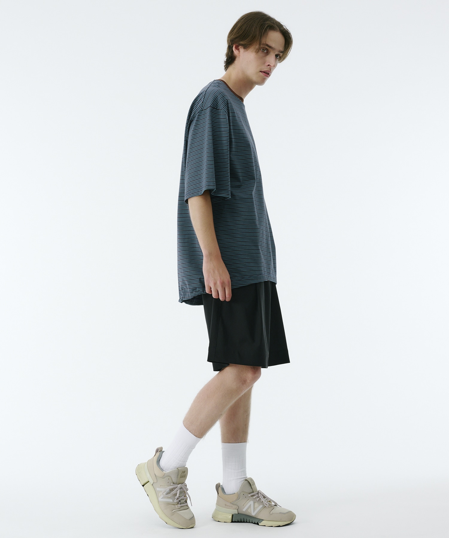 ビューティーコットンコードボーダーTEE