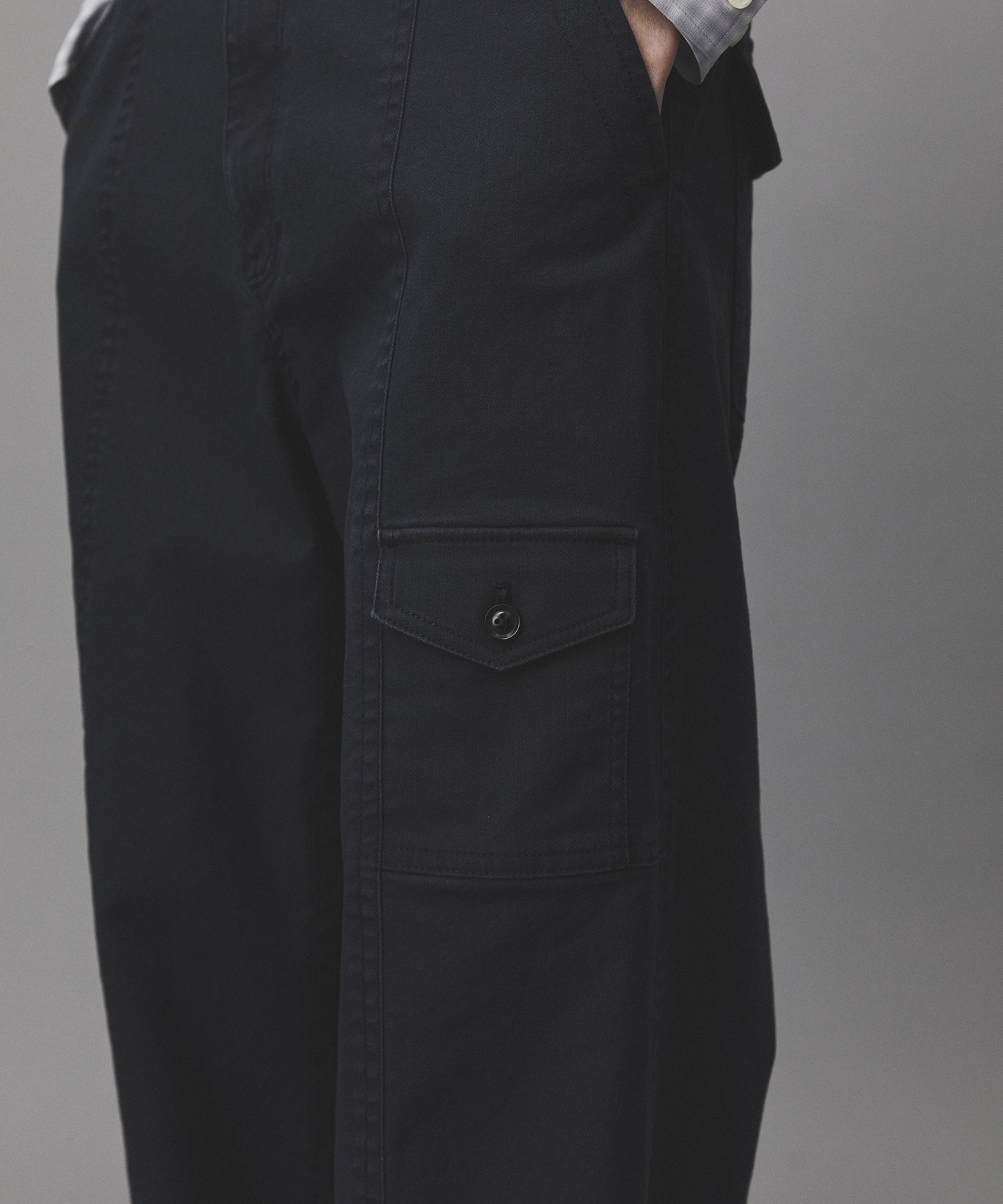 コットンサージベイカーパンツ