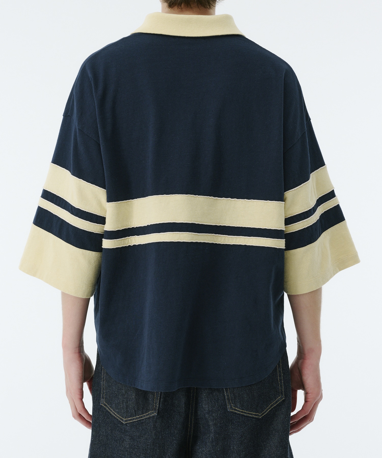 リラックスボーダーポロTEE