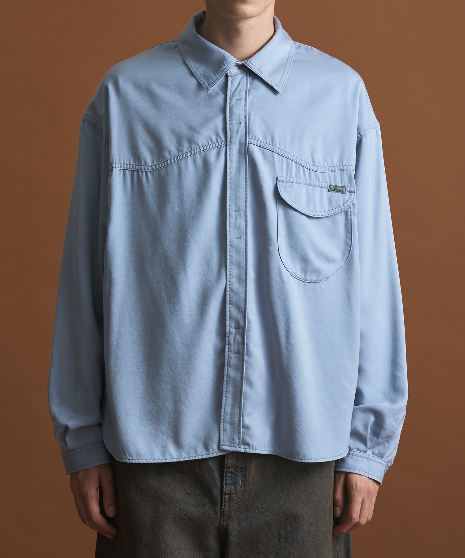 SHIOTA BASIC ウエスタンキュプラシャツ