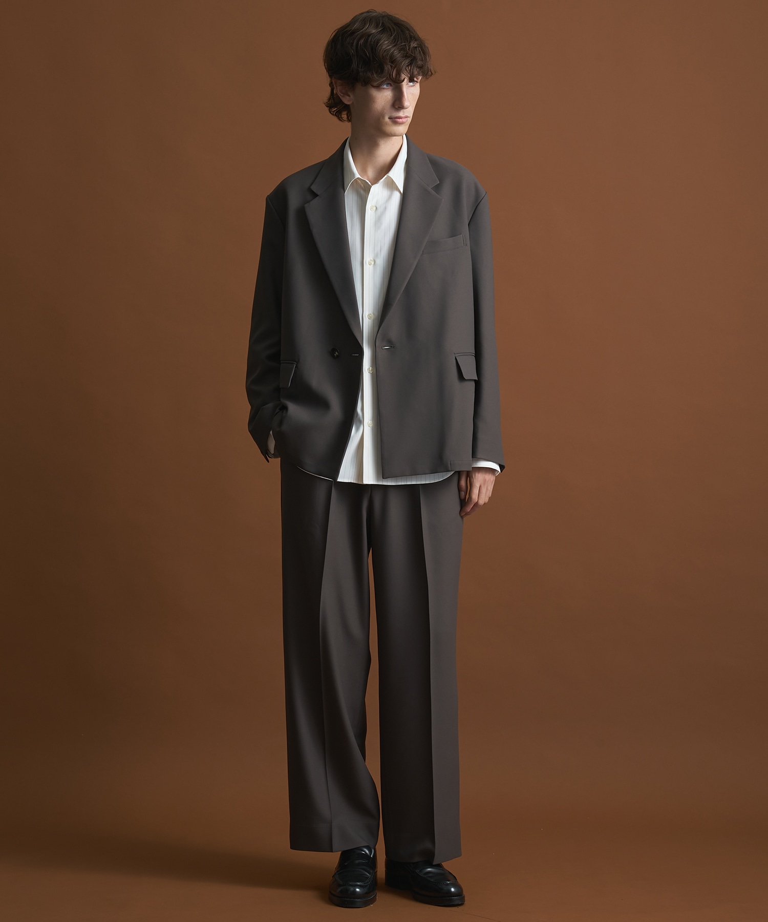 GRツイルエバークリースストレートスラックス