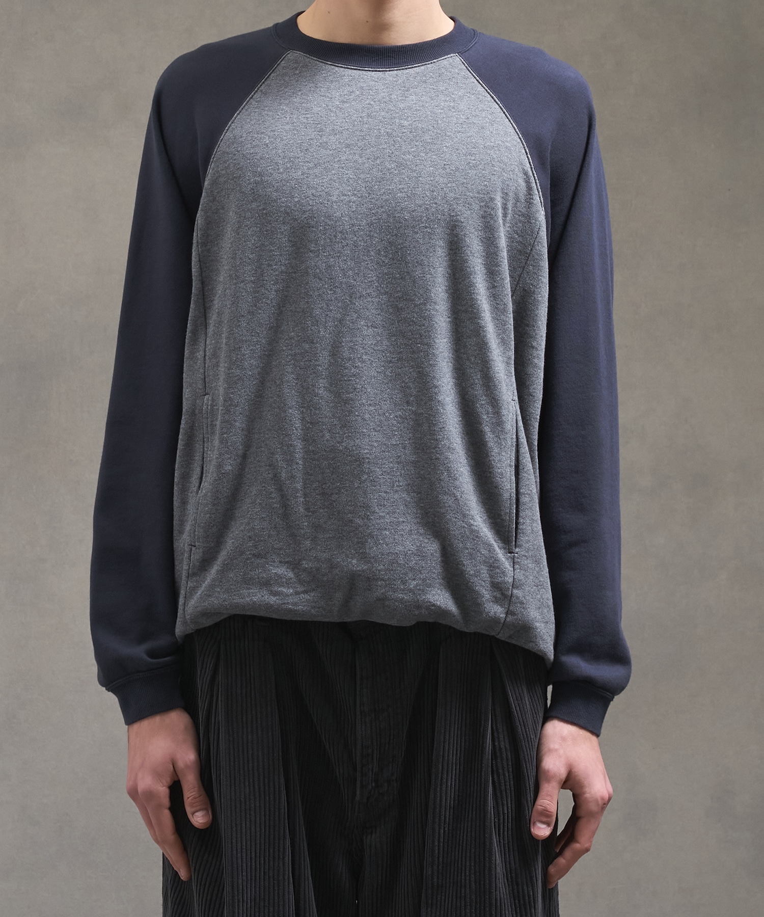 PUBLIC SWEATノンリブソフトスウェット