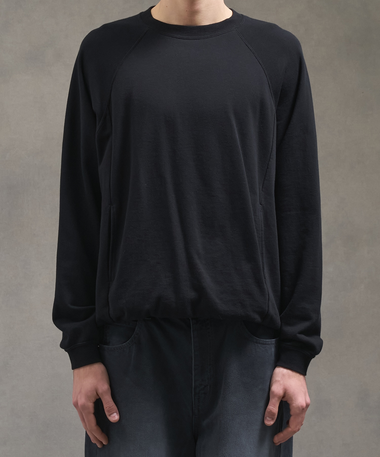 PUBLIC SWEATノンリブソフトスウェット