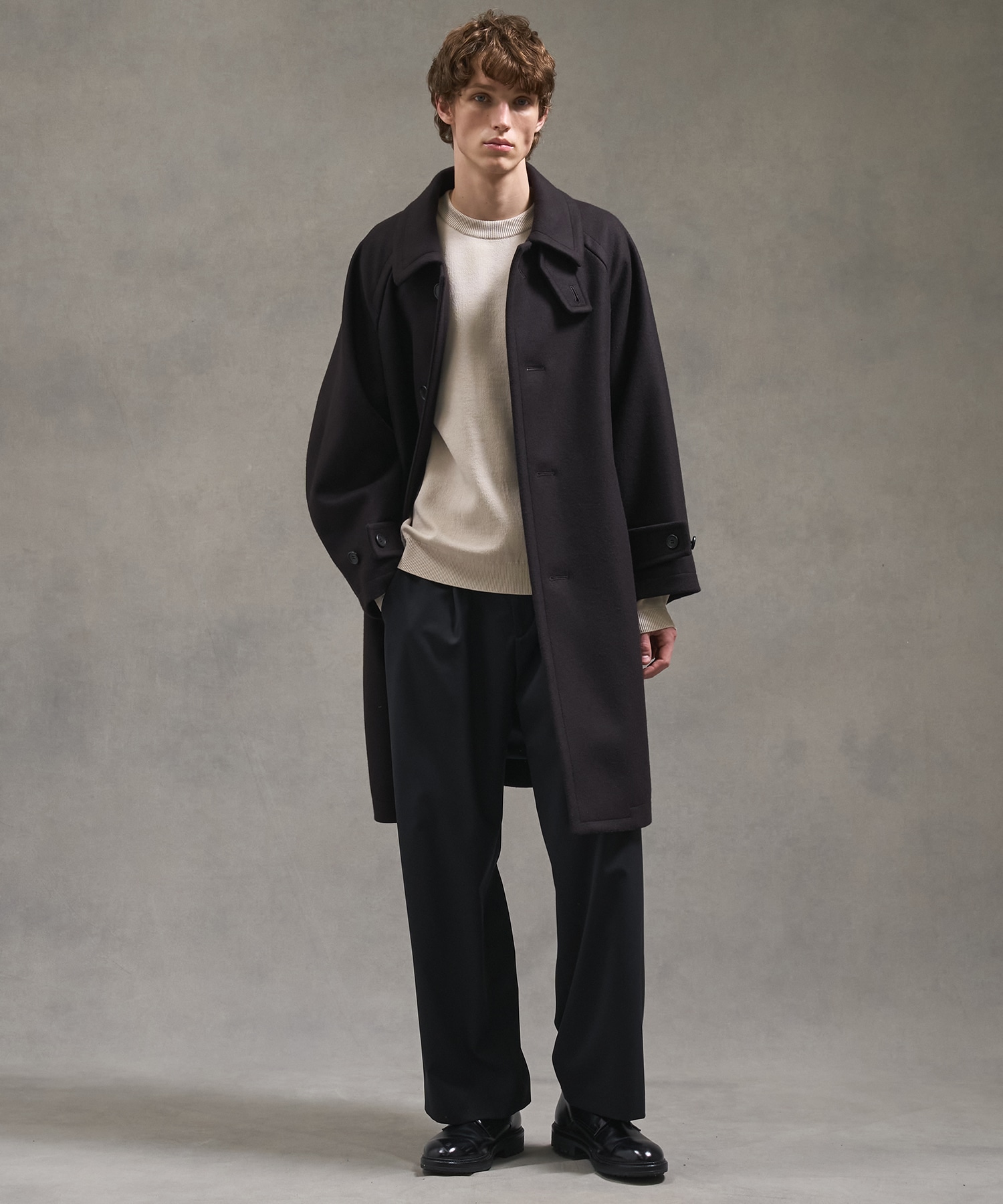 Super140s メルトンバルカラーコート