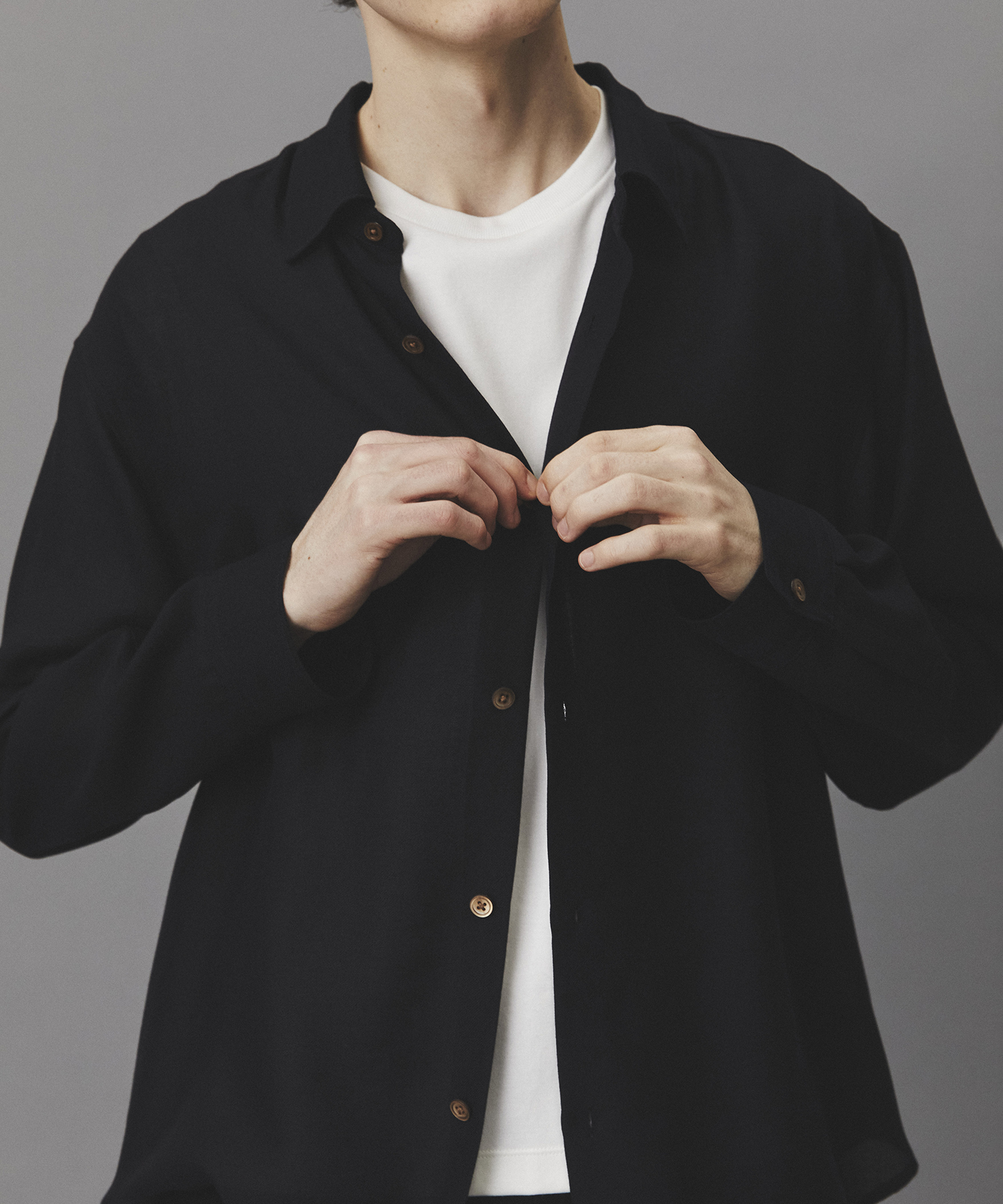 ウールビエラウォッシャブルシャツ