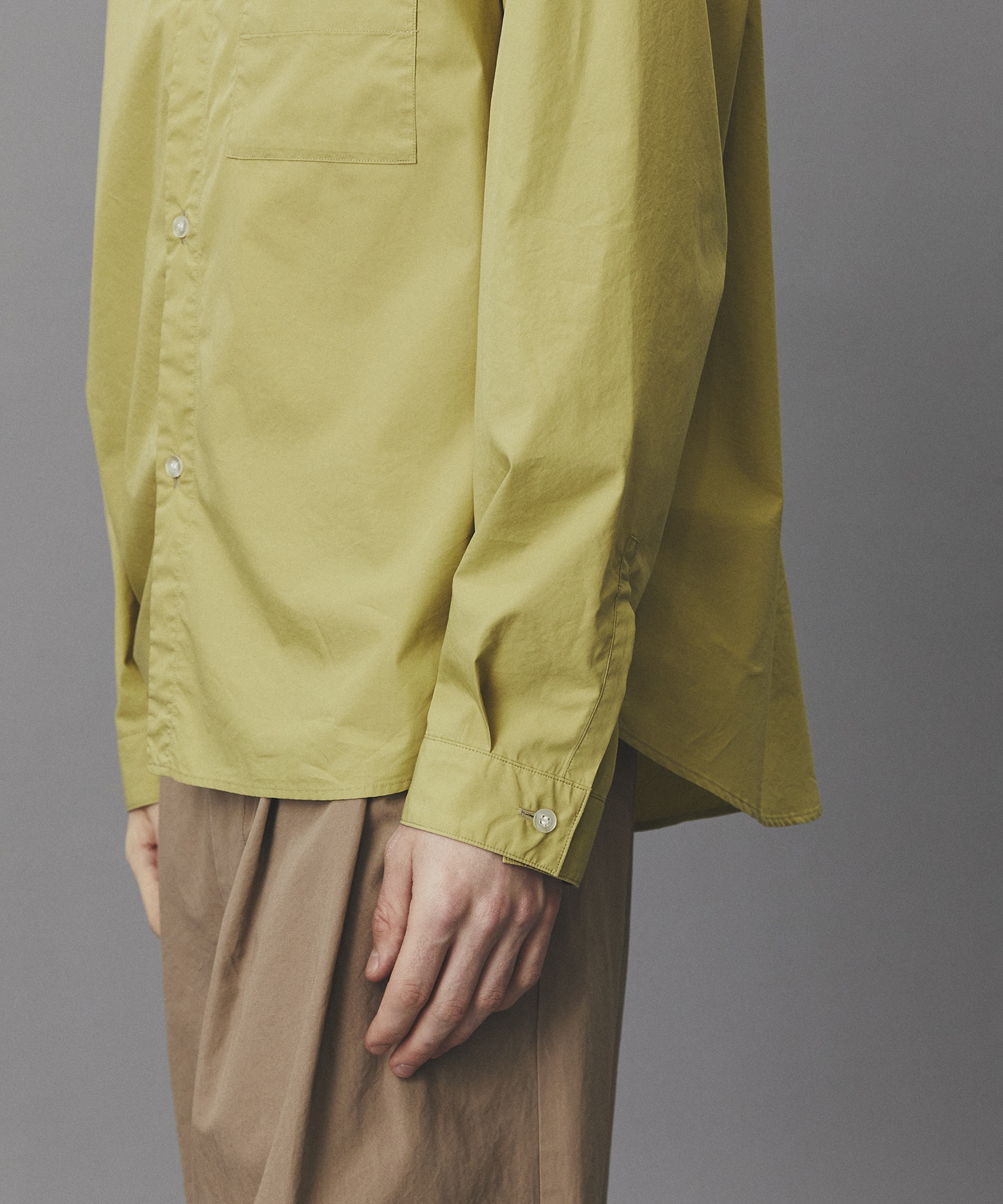 クリアコットンスムースシャツ