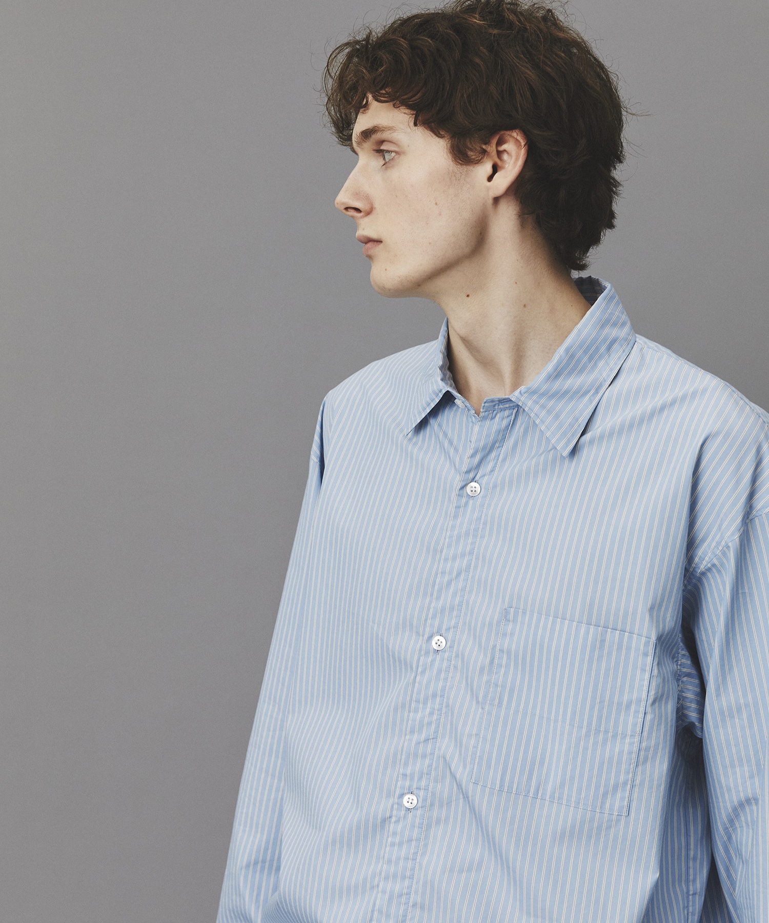 クリアコットンスムースシャツ