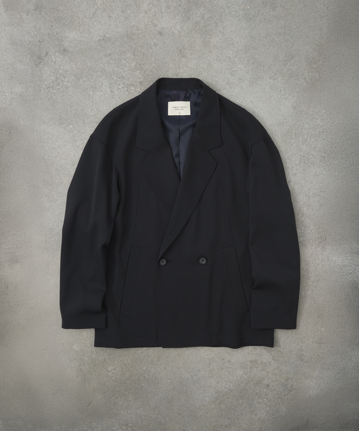 【WEB限定】AQUA WOOLカルゼダブルセットアップ