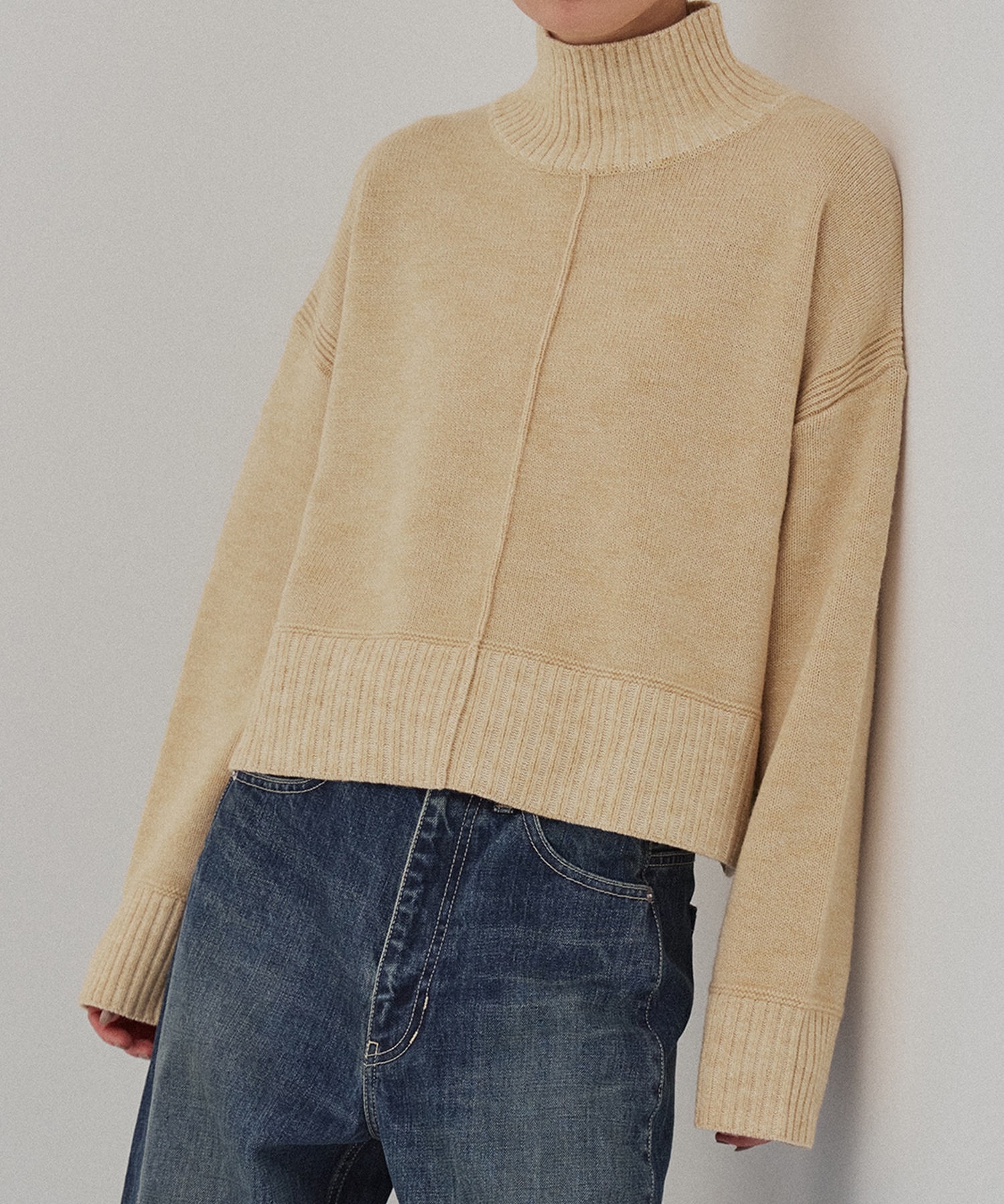 エアウールショートニット