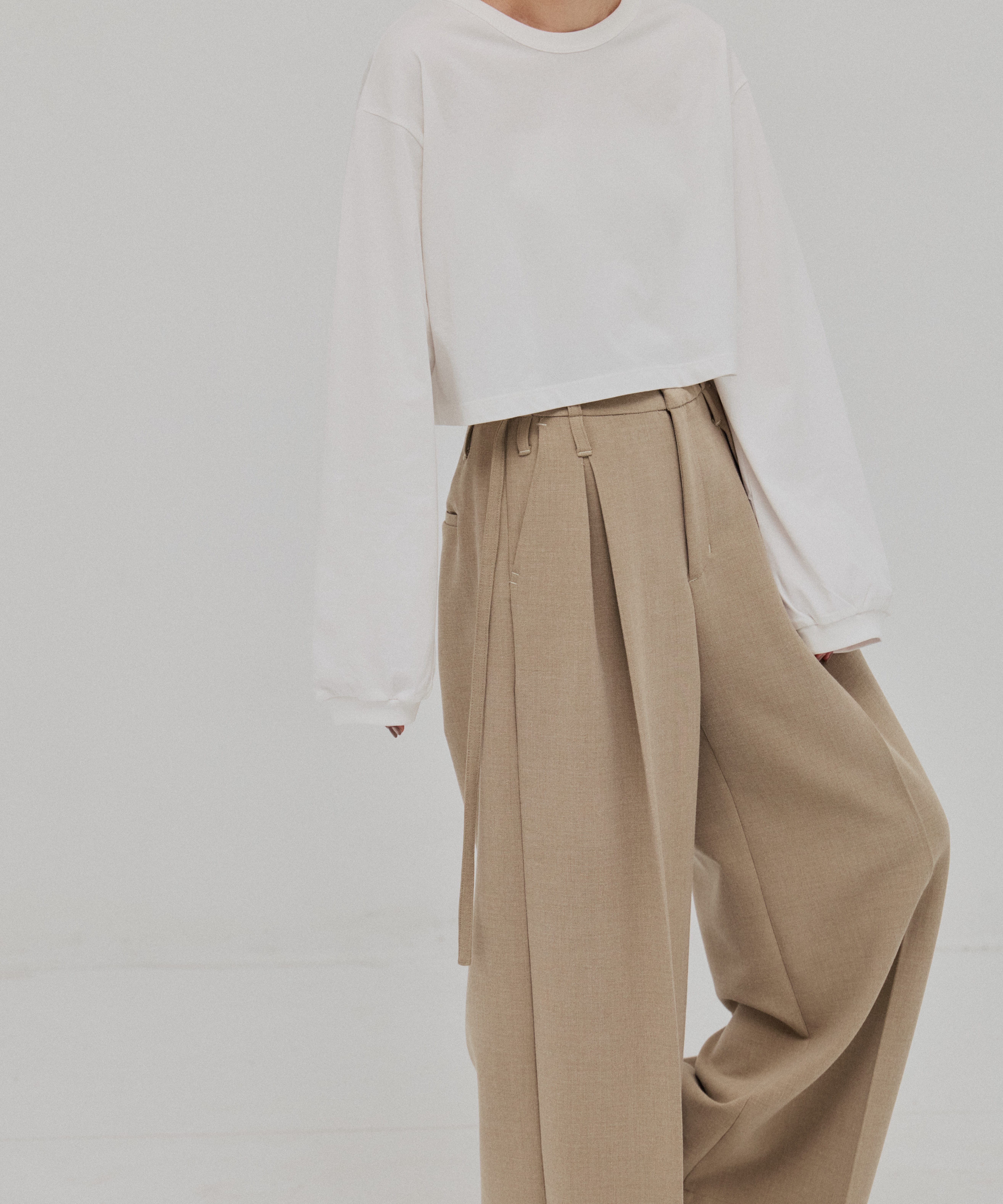 ボリュームスリーブロンTEE