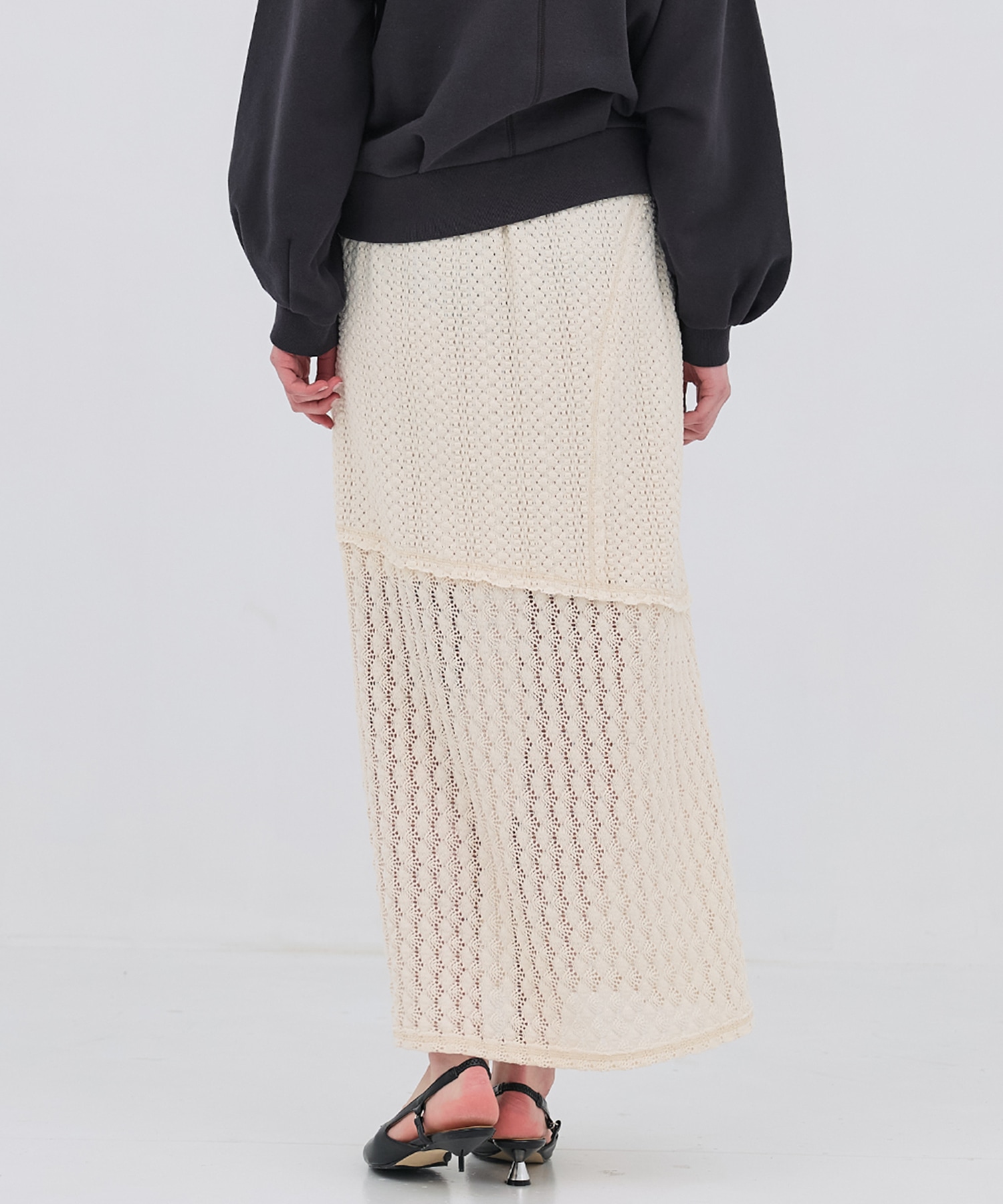 コットンレースマーメイドスカート