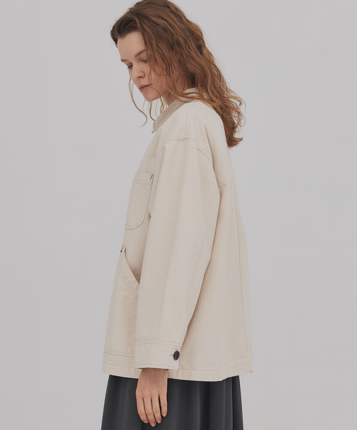 ジップカバーオールブルゾン