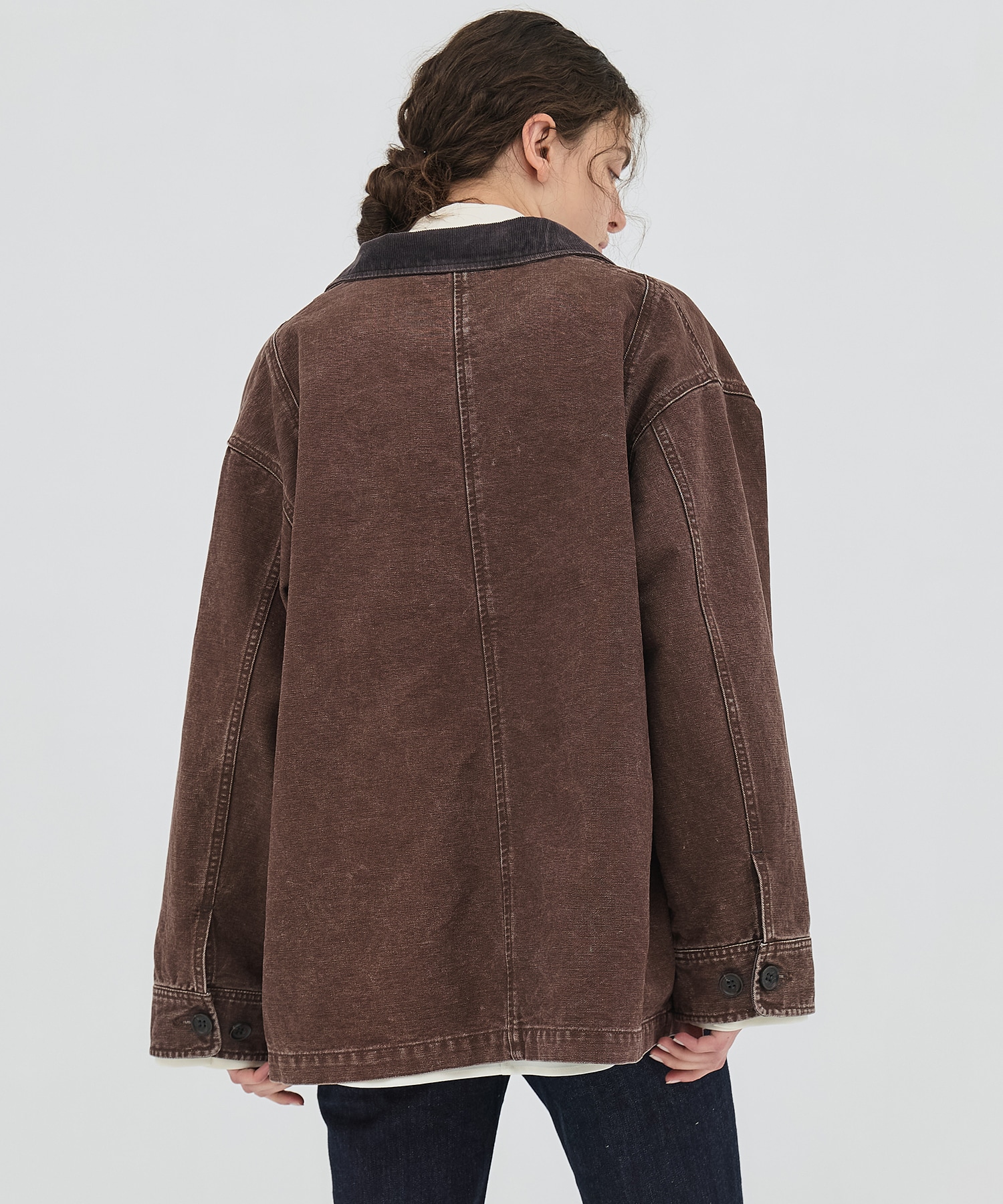 ジップカバーオールブルゾン