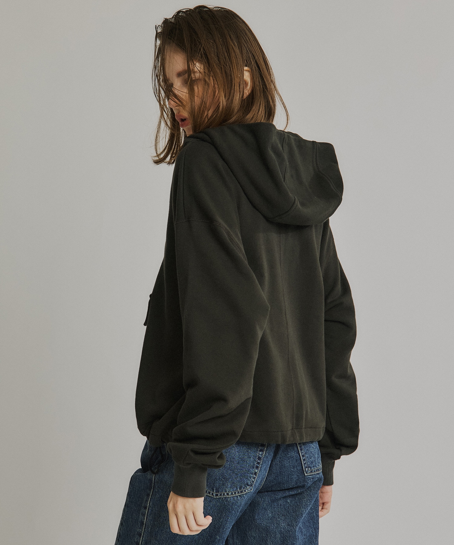 アノラックスウェットパーカー