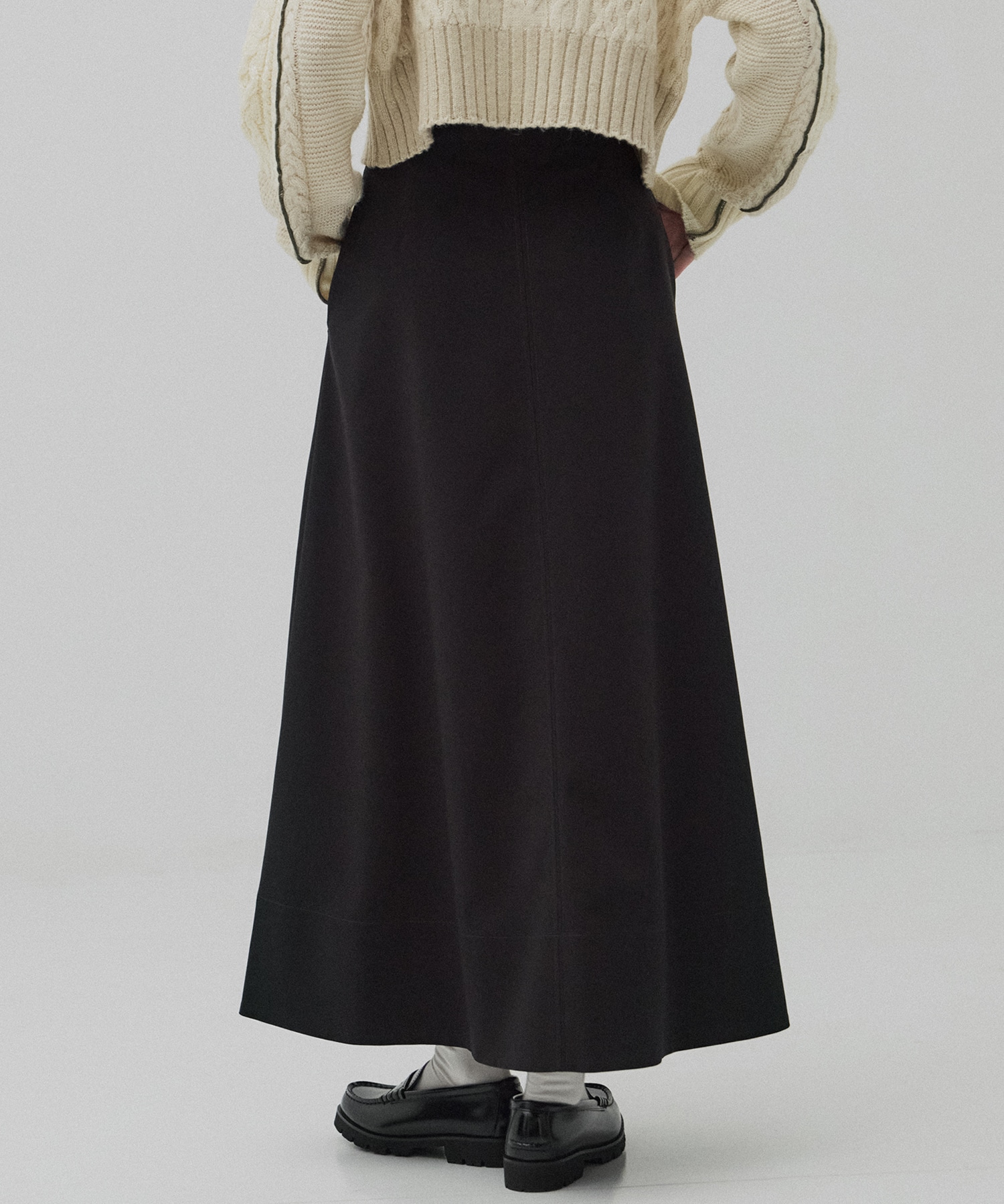 ラップフレアスカート