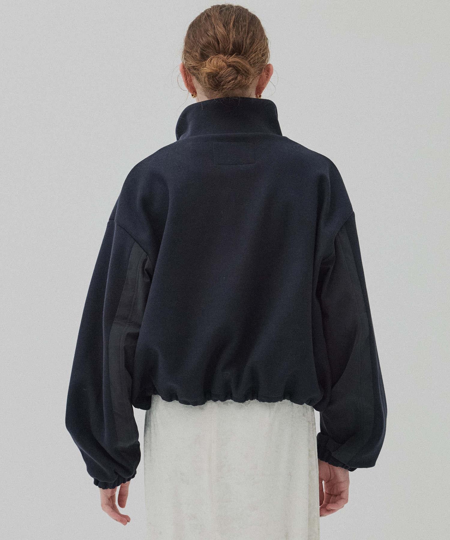 コンビハーフジッププルオーバー